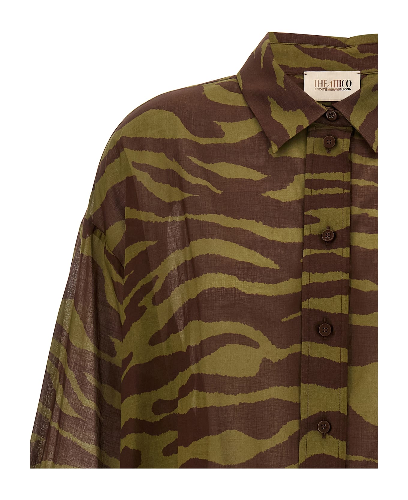 The Attico 
estate Meravigliosa
 Shirt - Green
