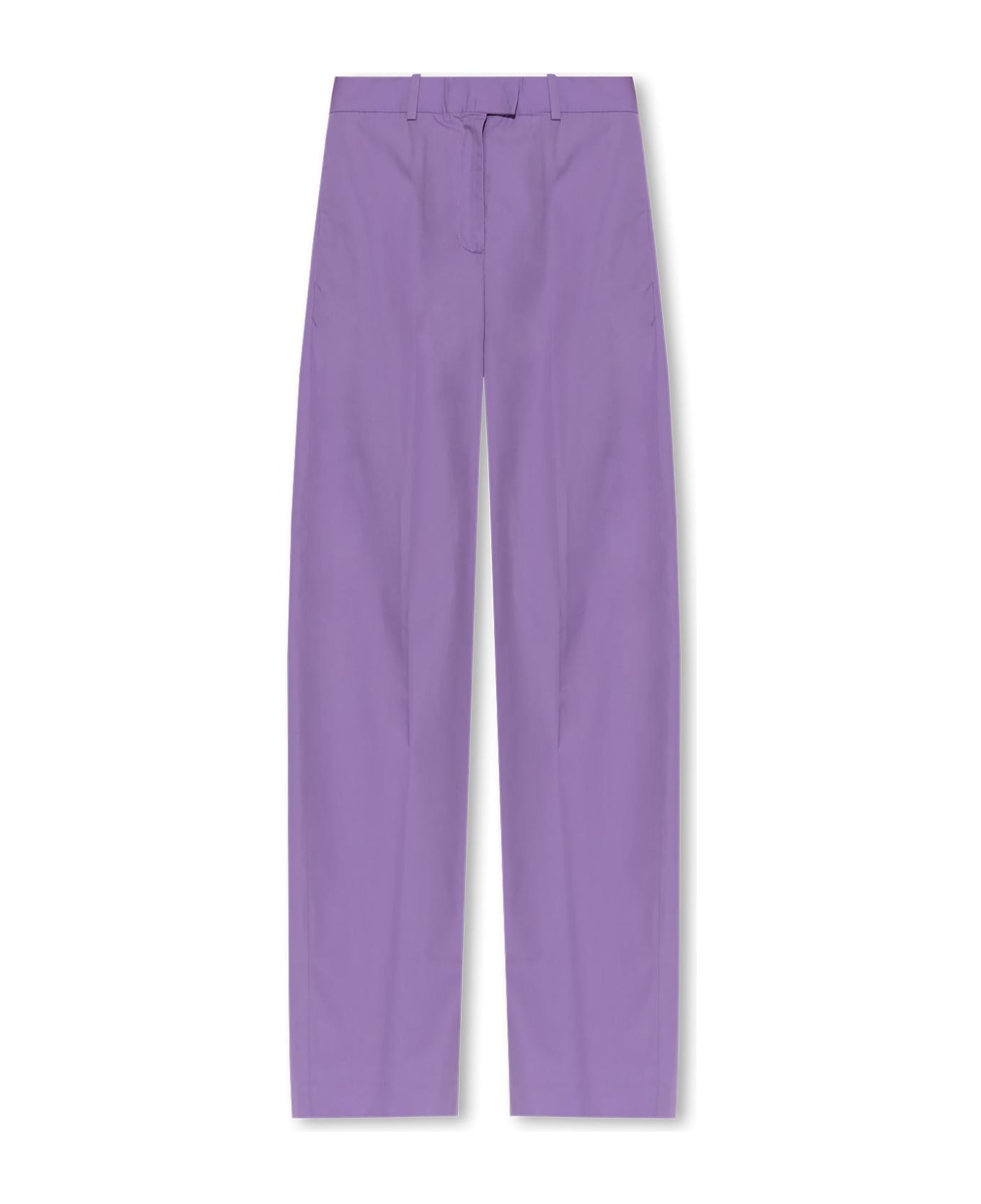 The Attico 'jagger' Pleat-front Trousers - Lilac
