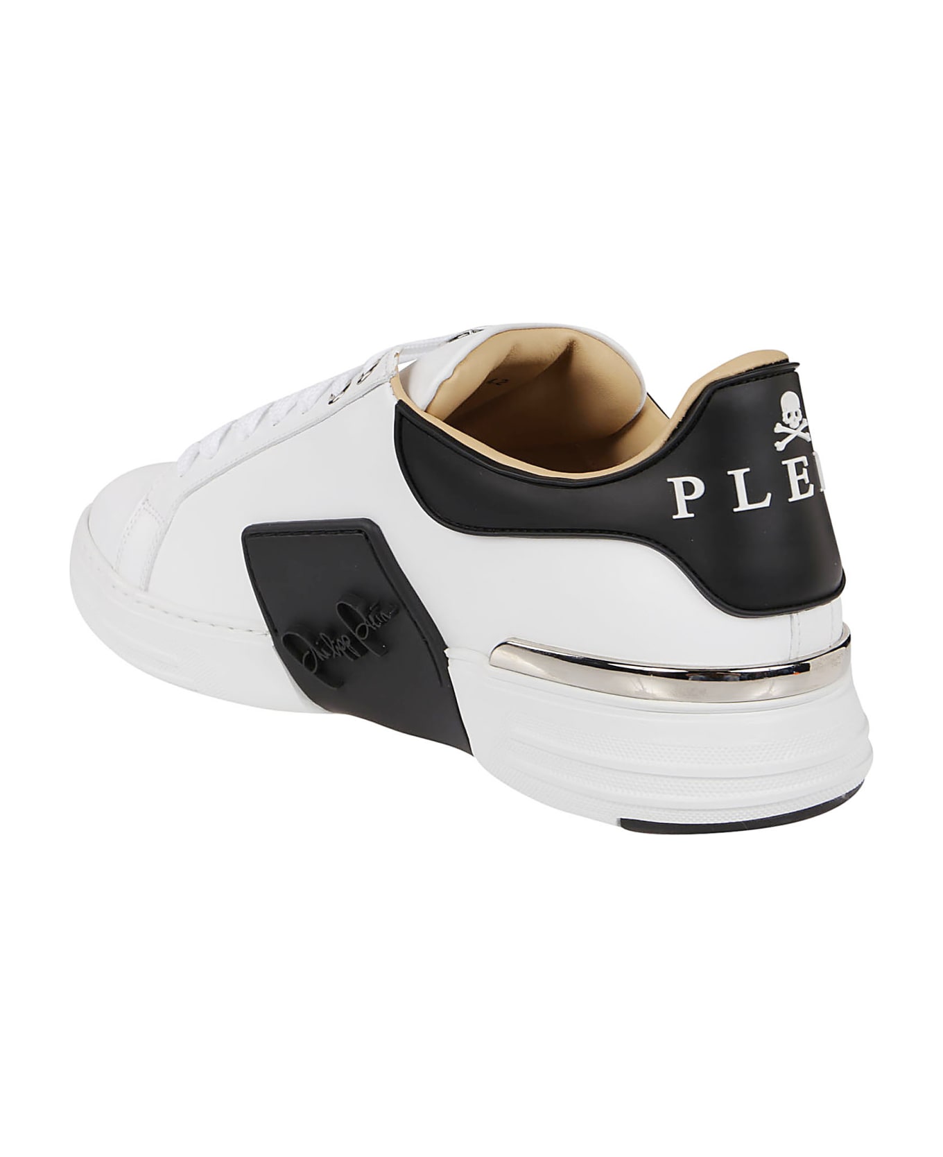Philipp Plein Hexagon Low Top Sneakers - White スニーカー