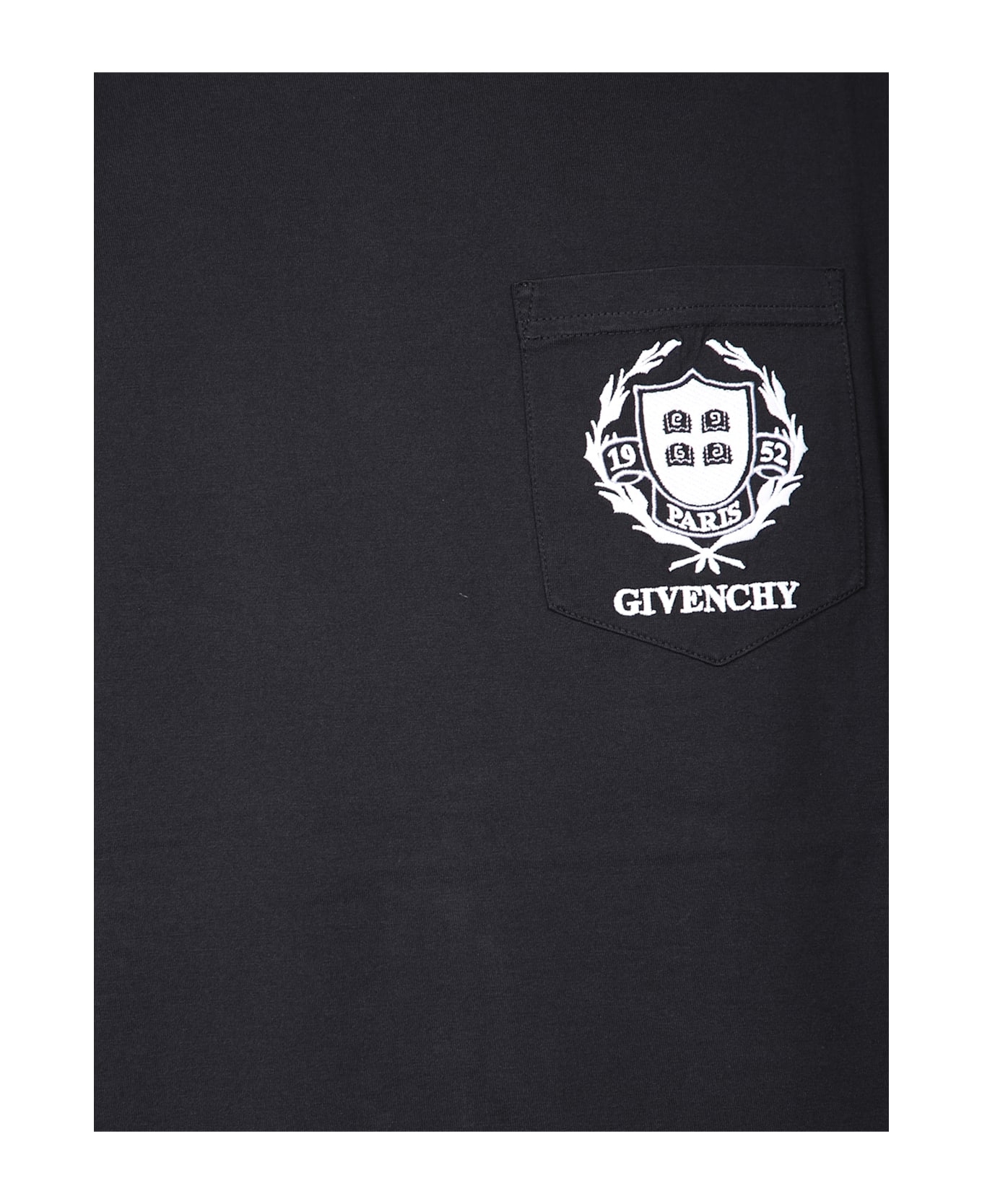 Givenchy Crest Black T-shirt - Black