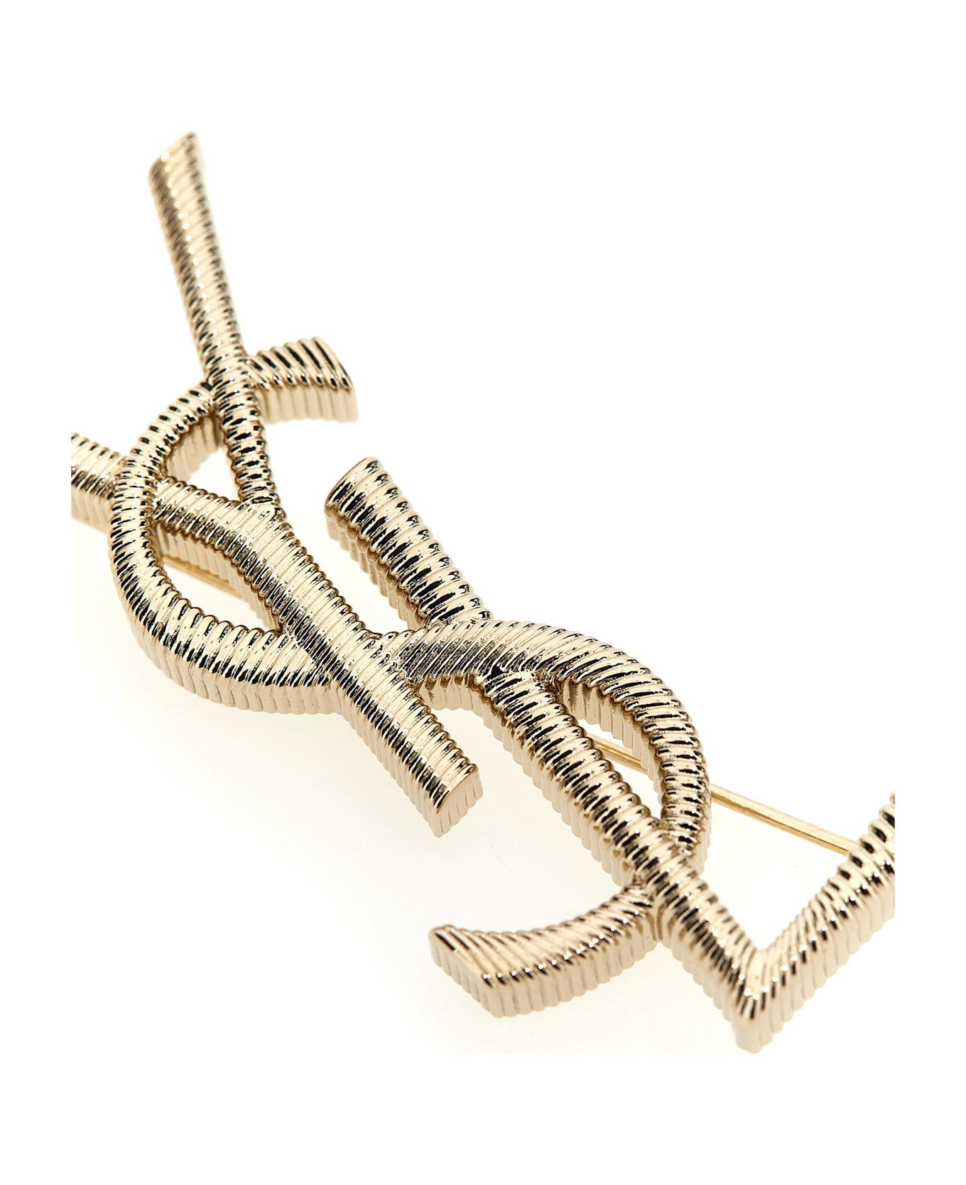 Saint Laurent 
cassandre
 Brooch - Gold