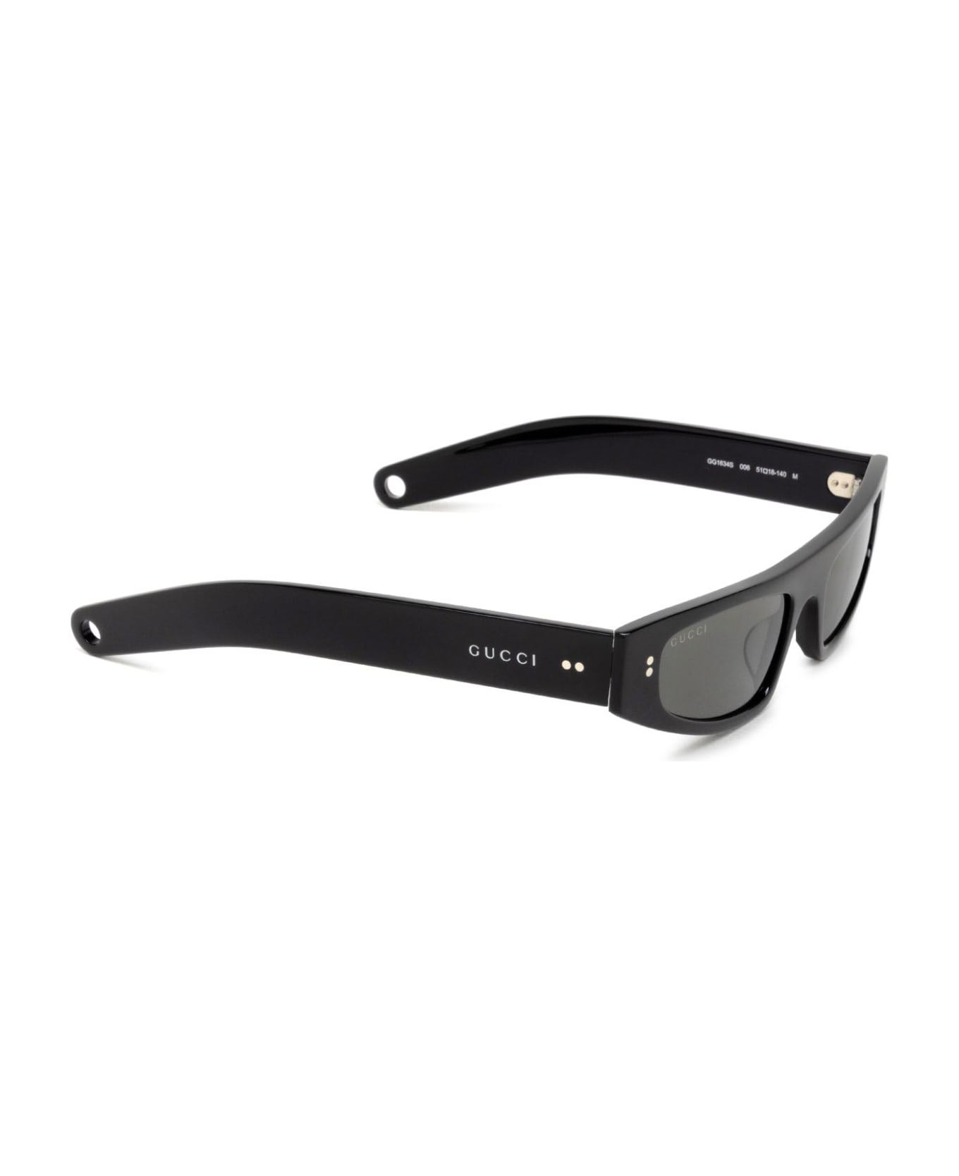 Gucci Eyewear Gg1634s Black Sunglasses - Black サングラス