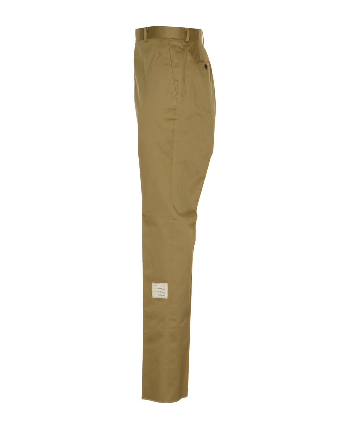 Thom Browne Unconstructed Chino Trousers - Camel