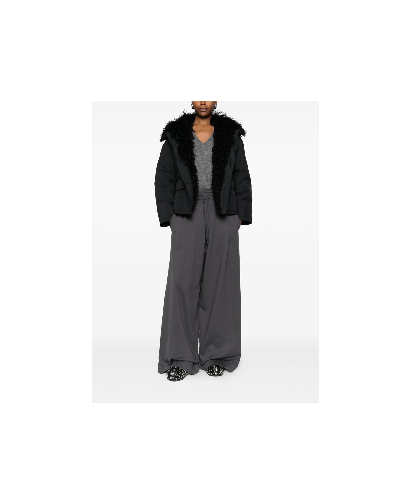 Yves Salomon Outerwear - BLACK