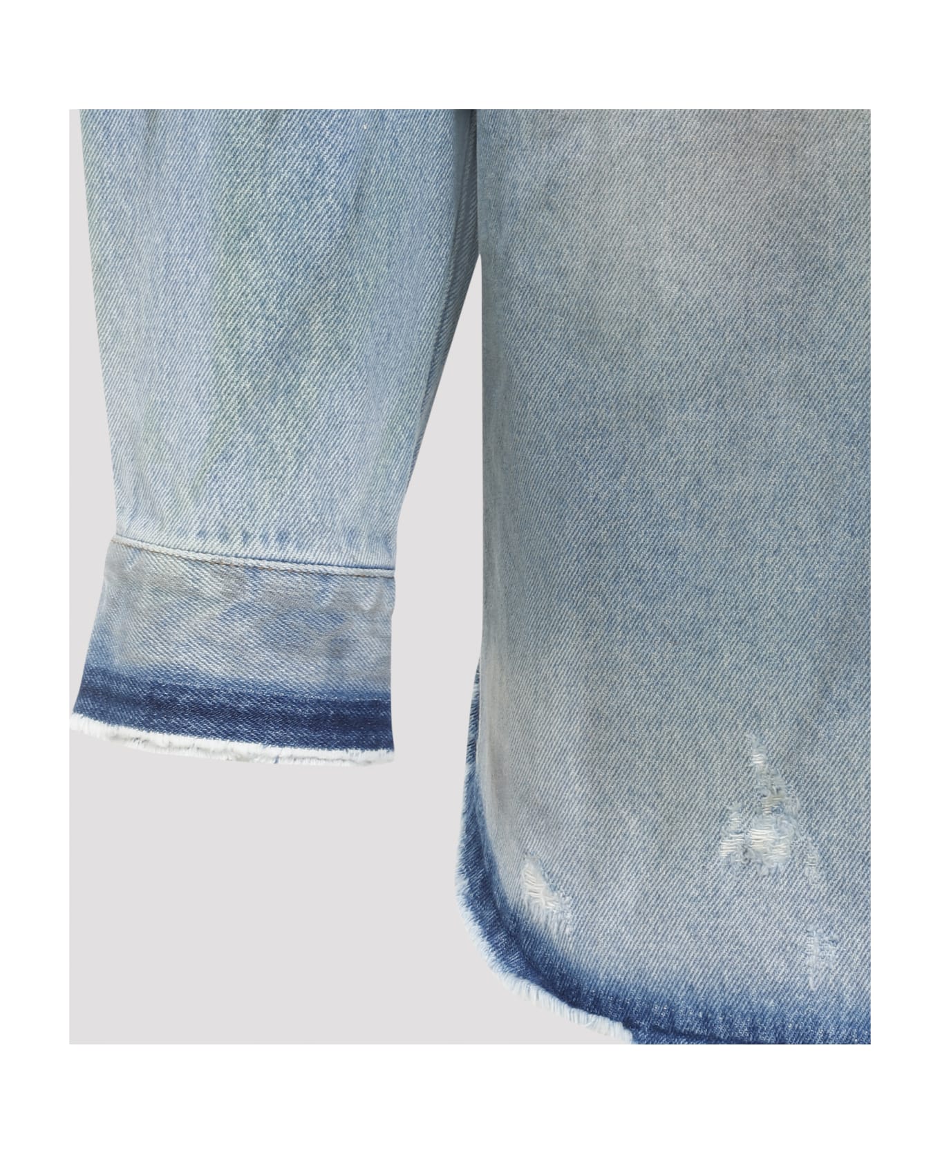 Egonlab Denim Overshirt - Denim Blue