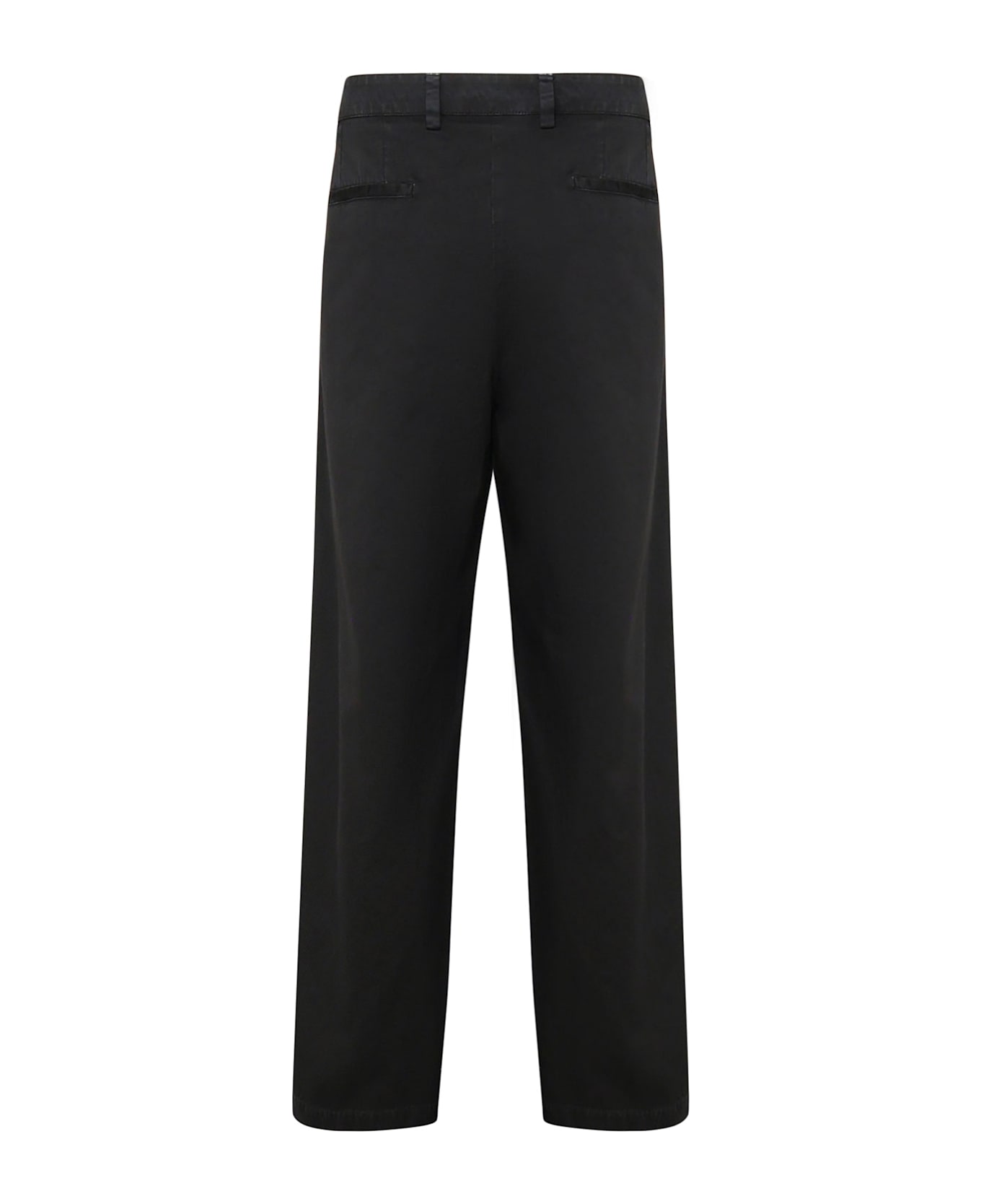 Dolce 
Gabbana Gabardine Cotton Trousers - Black
