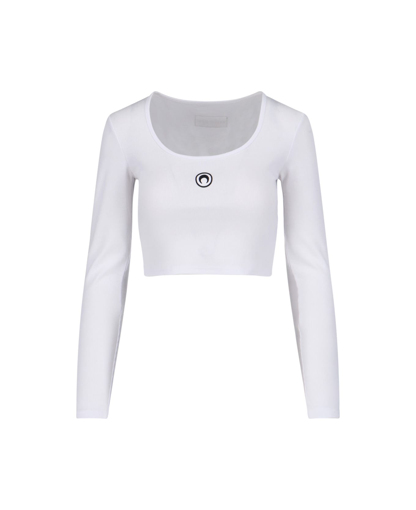 Marine Serre 
moon
 Crop Top - White