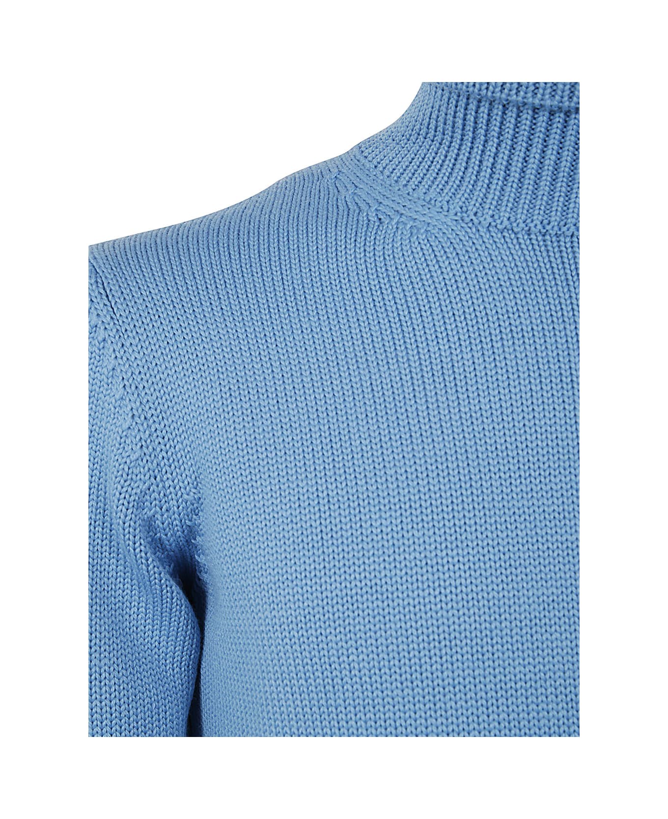 Nuur Long Sleeves Turtle Neck - Turquoise