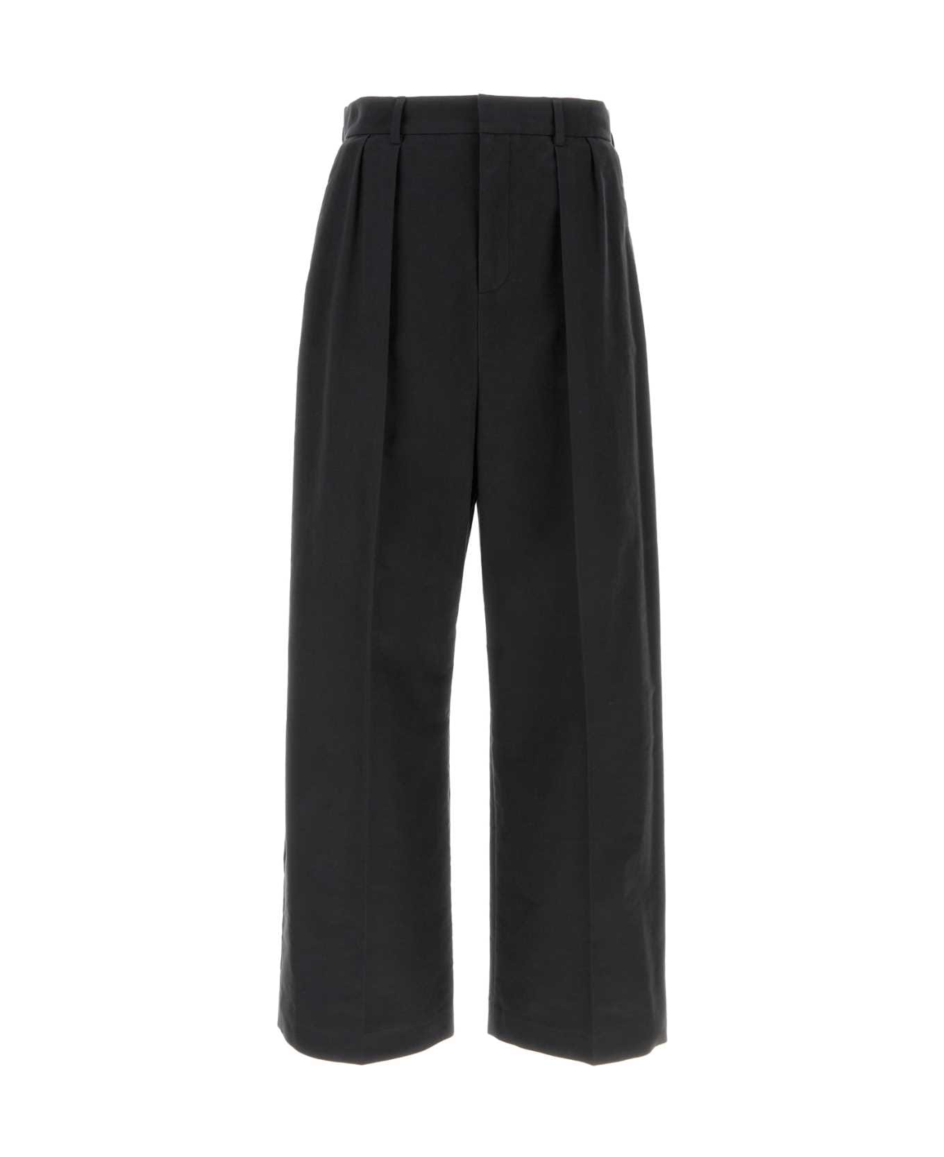 Loewe Charcoal Stretch Cotton Pant - DARKANTHRACITE