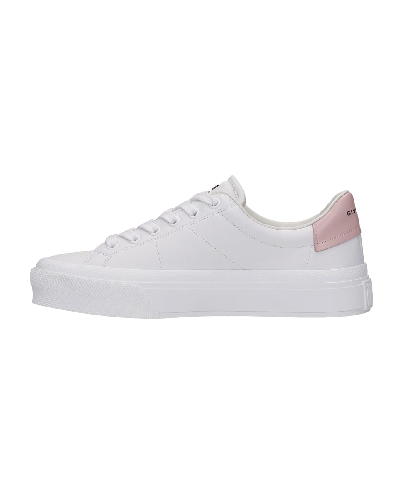 Givenchy Sneakers In White Leather - BIANCO