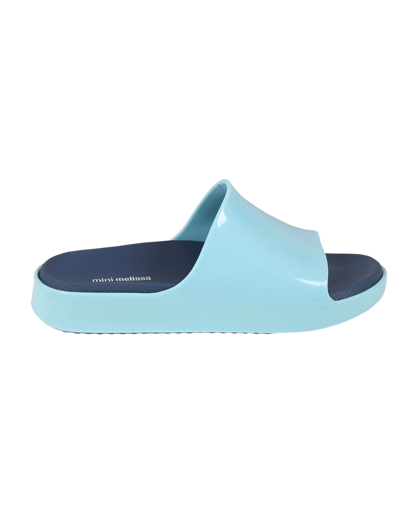 Melissa Light Blue Sandals For Girl With Logo - Light Blue