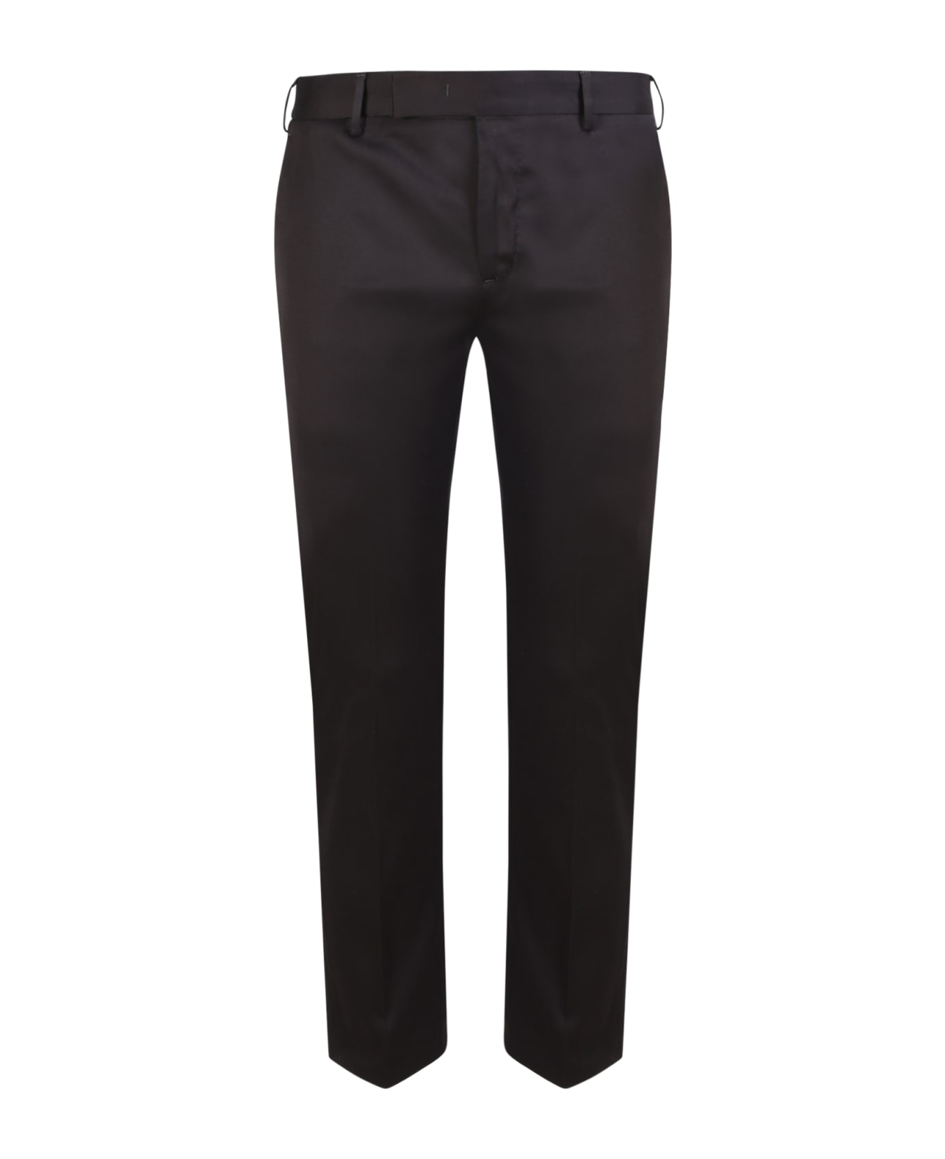 PT Torino Cotton Blend Trousers - Black