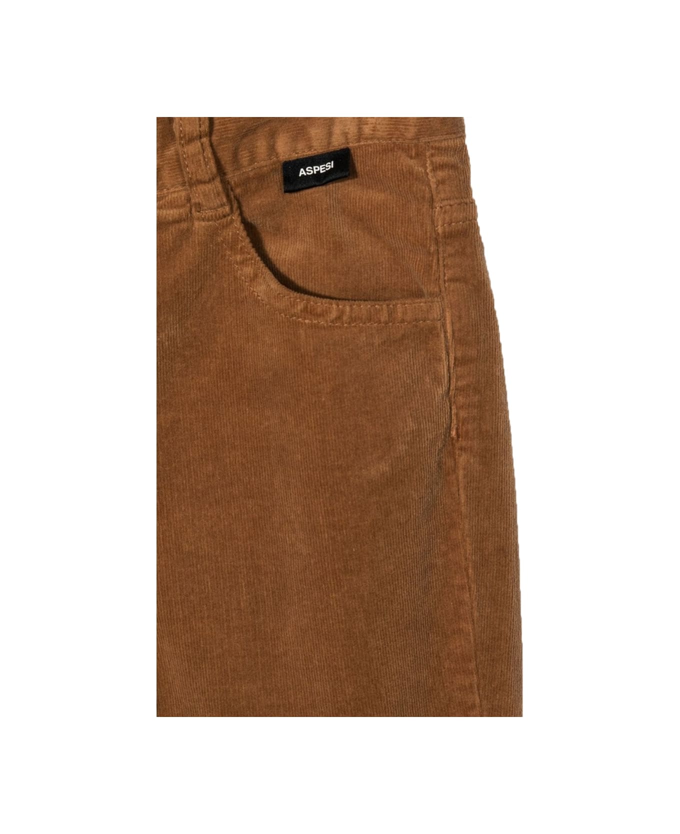 Aspesi Wide Bottom Pants - BROWN