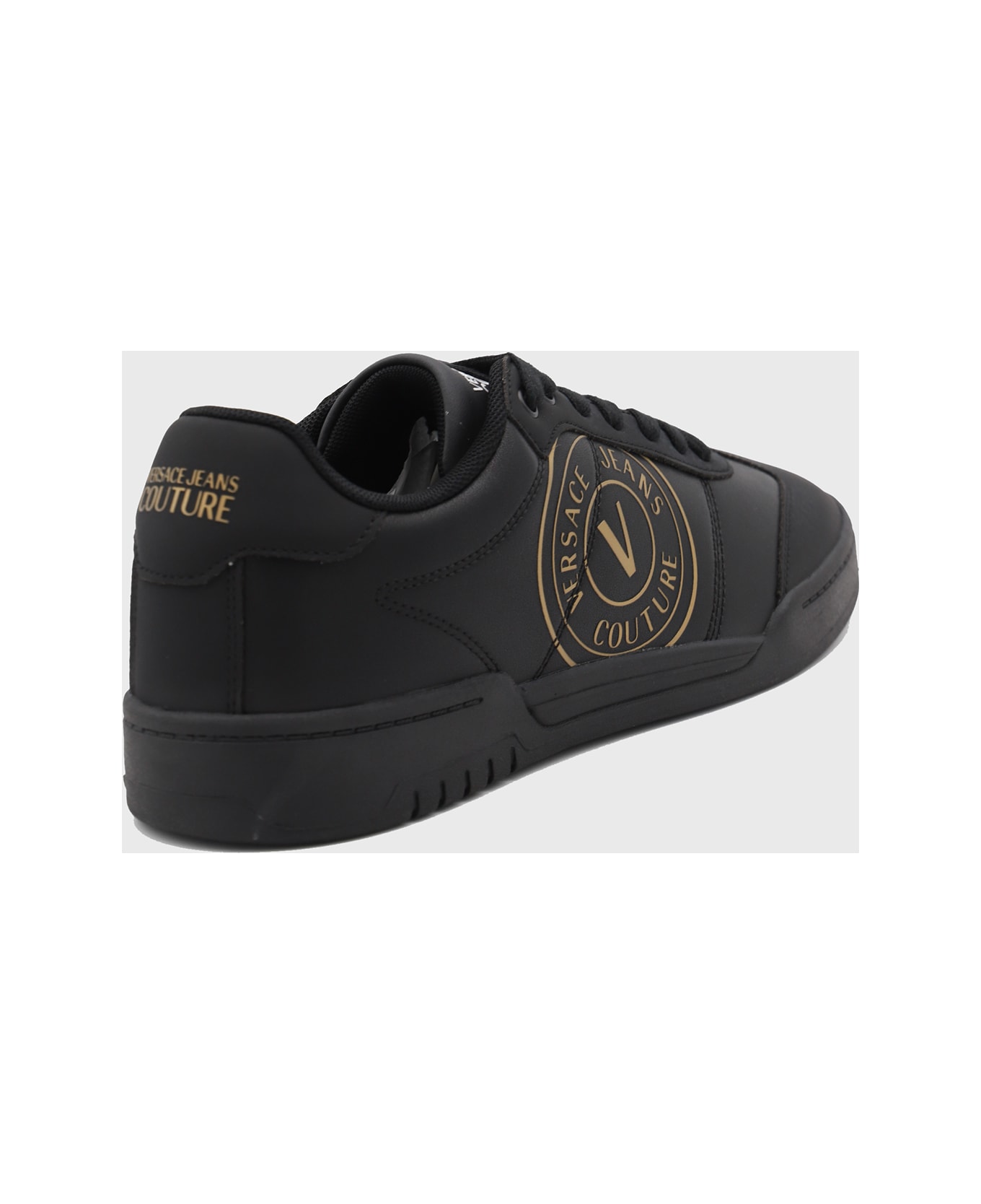 Versace Jeans Couture Black Sneakers - Black