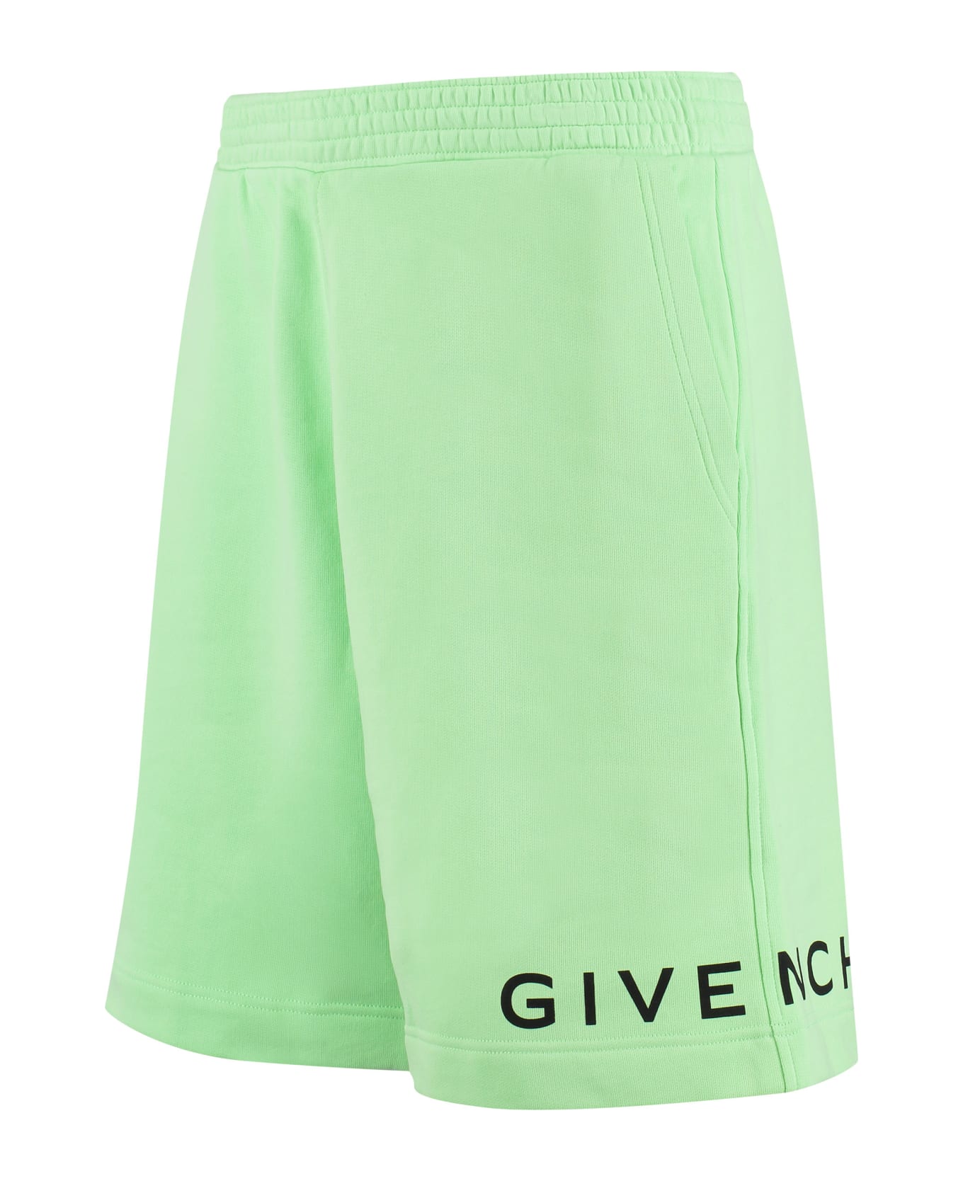 Givenchy Logo Print Sweatshorts - green