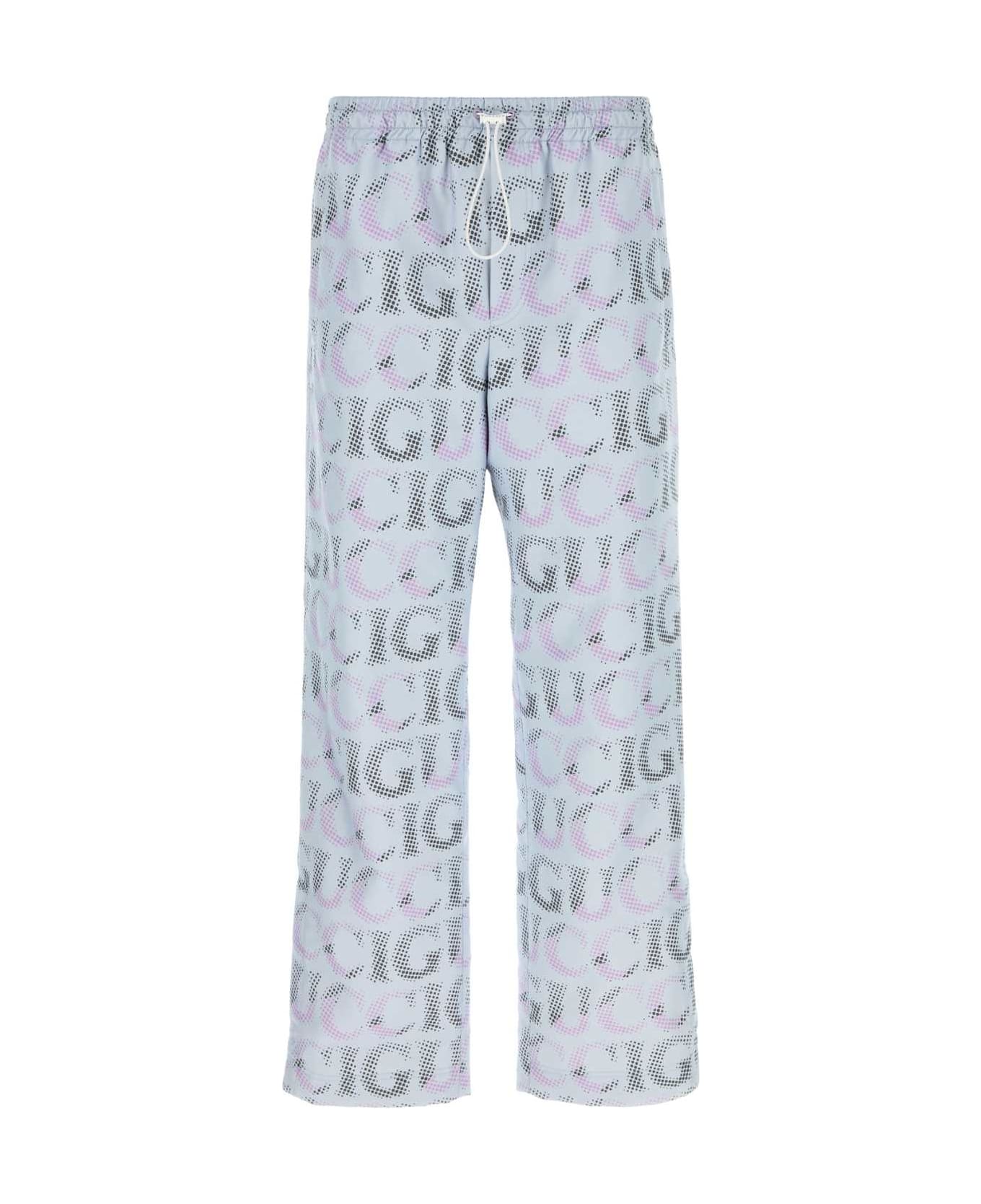 Gucci Printed Polyester Pant - CLOUDLILACMC