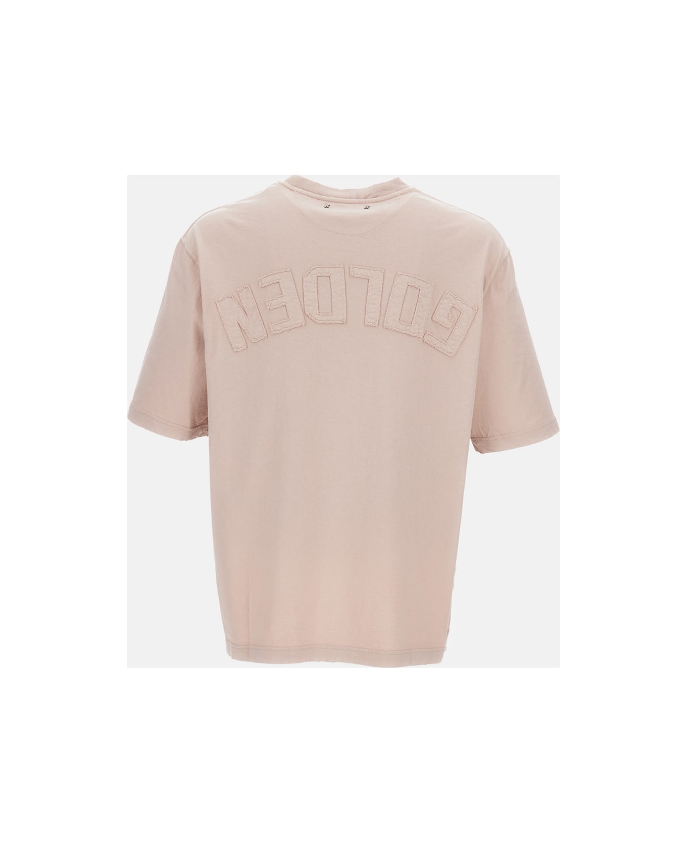 Golden Goose T-shirt Relaxed Fit Logo Patch - Grey