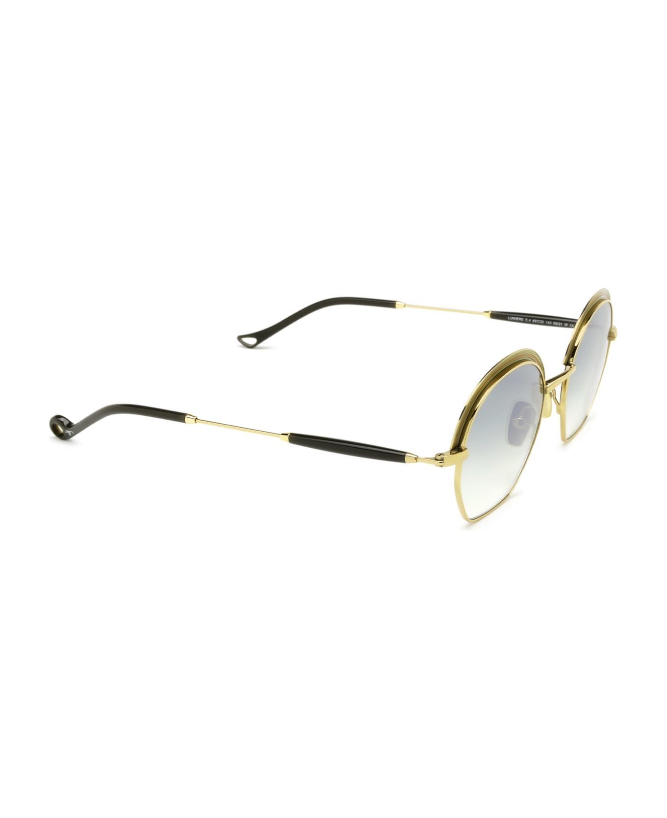 Eyepetizer Lumiere Sun Green And Gold Sunglasses - Green and Gold