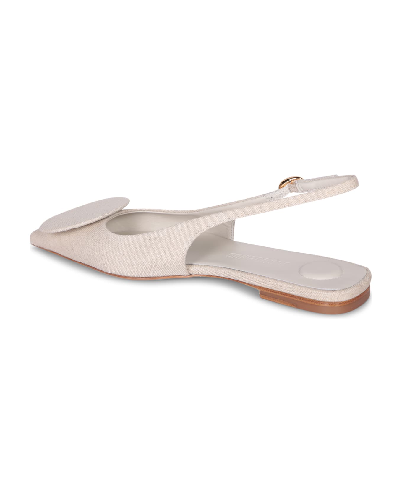 Jacquemus Pointed-toe Slingback Sandals - Grey