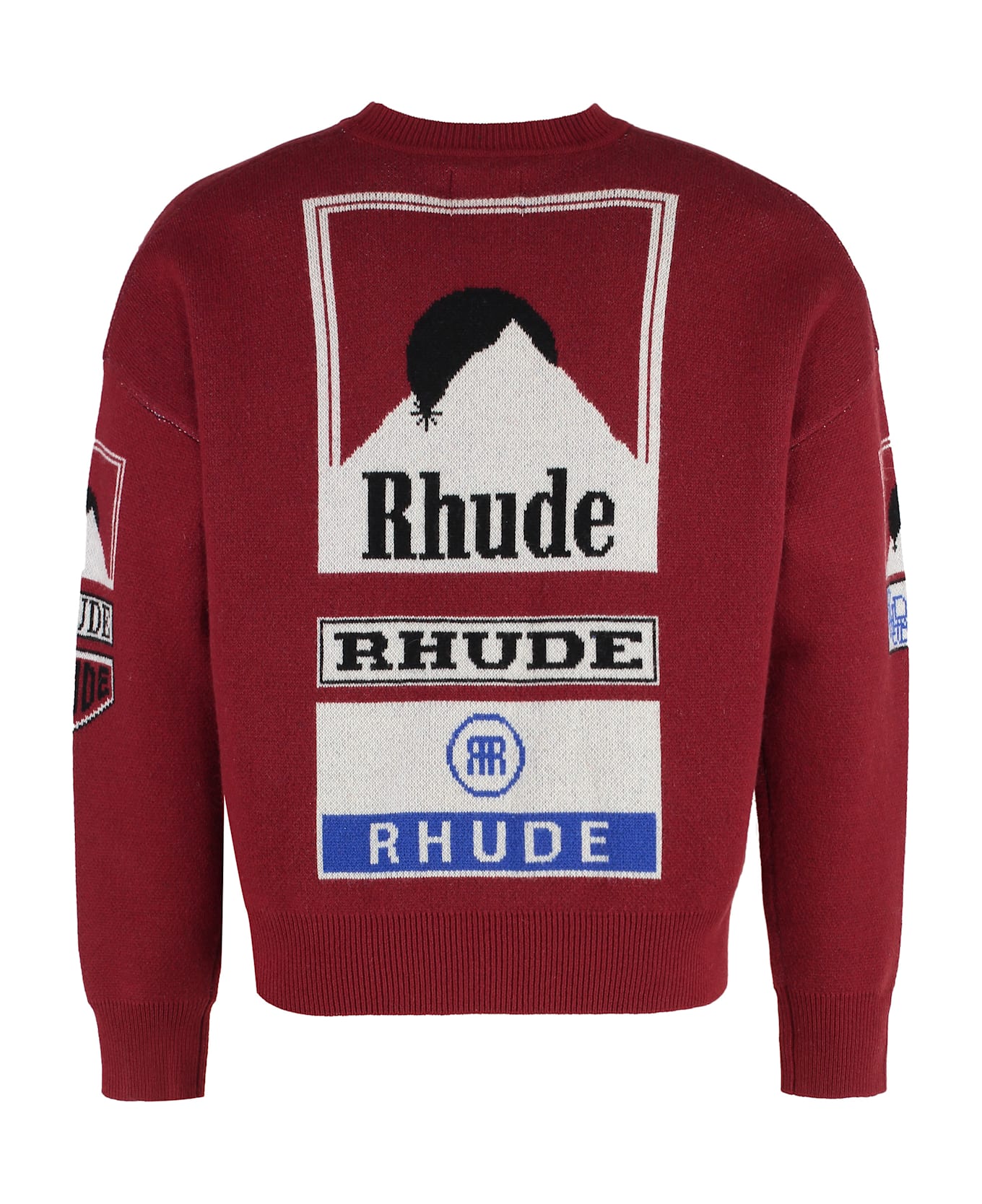 Rhude Wool And Cashmere Sweater - red