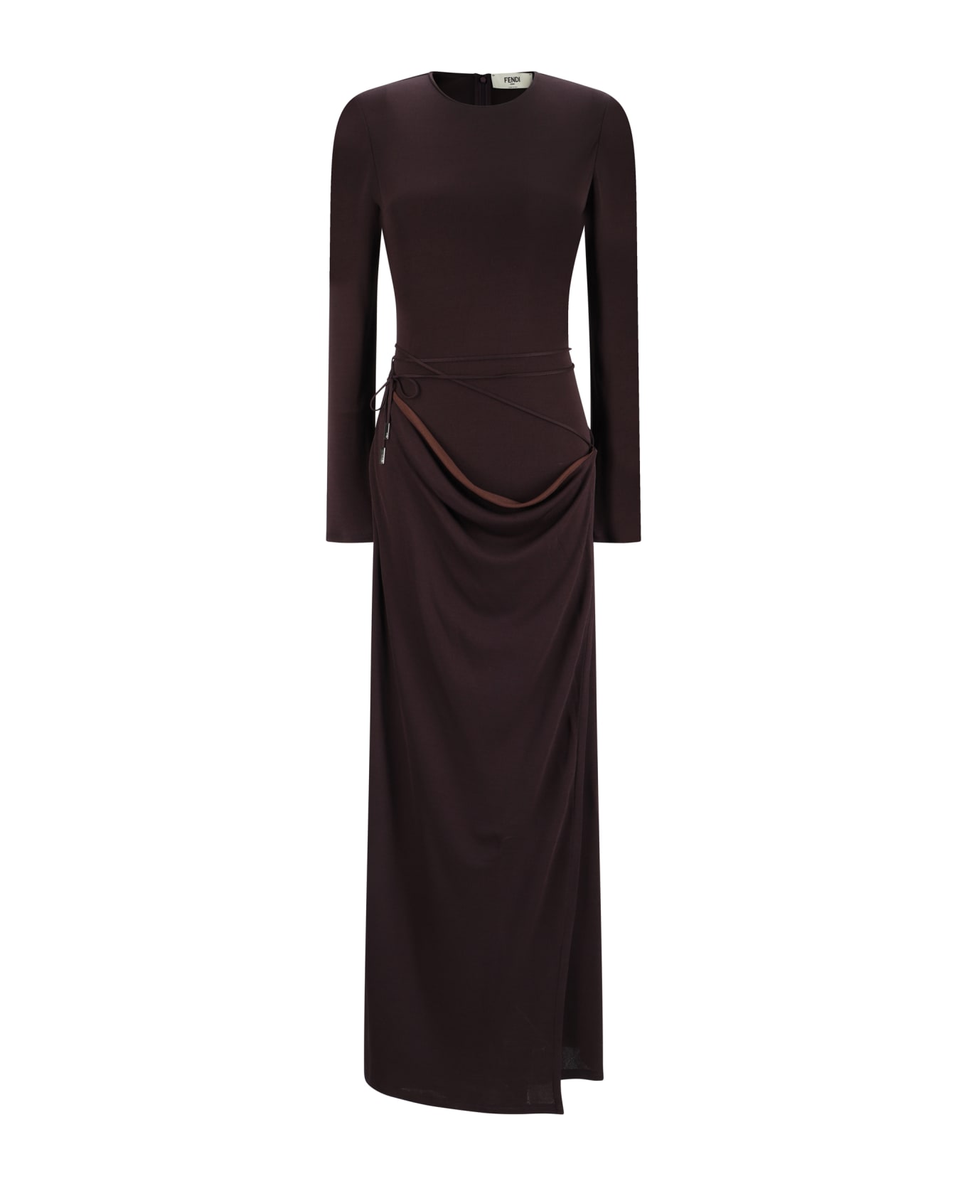 Fendi Daily Long Dress - Aubergine