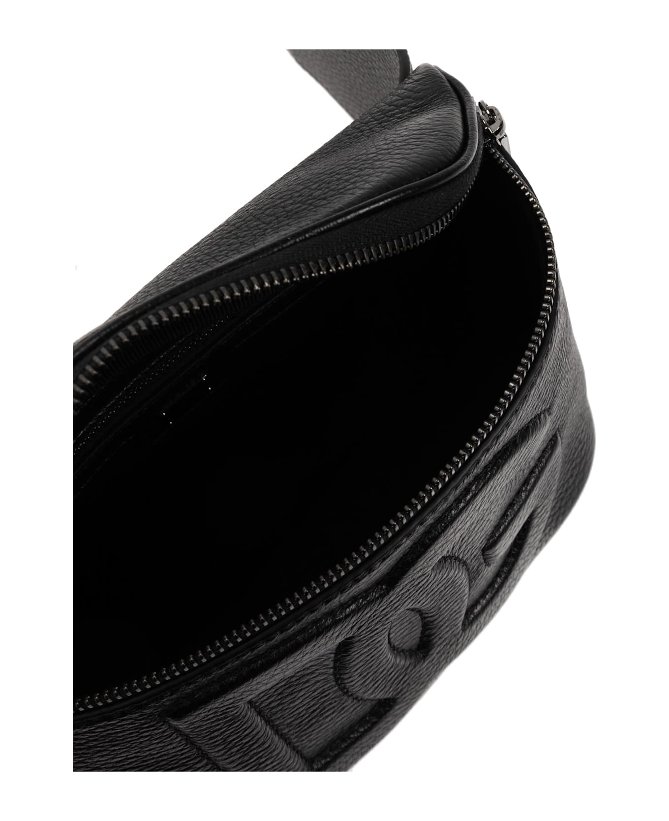 Dolce 
Gabbana Leather Belt Bag - Black
