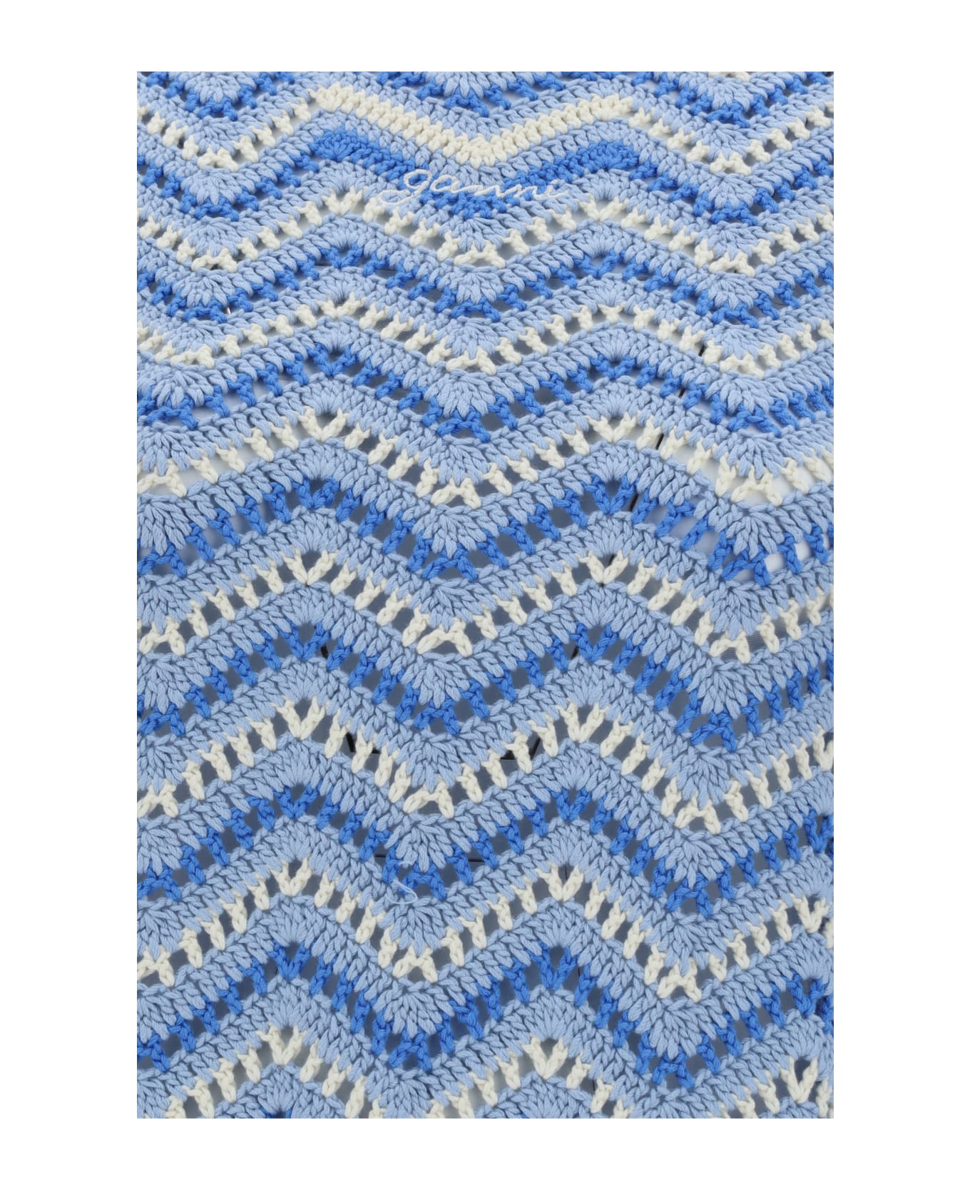 Ganni Crochet Mini Dress - Heather