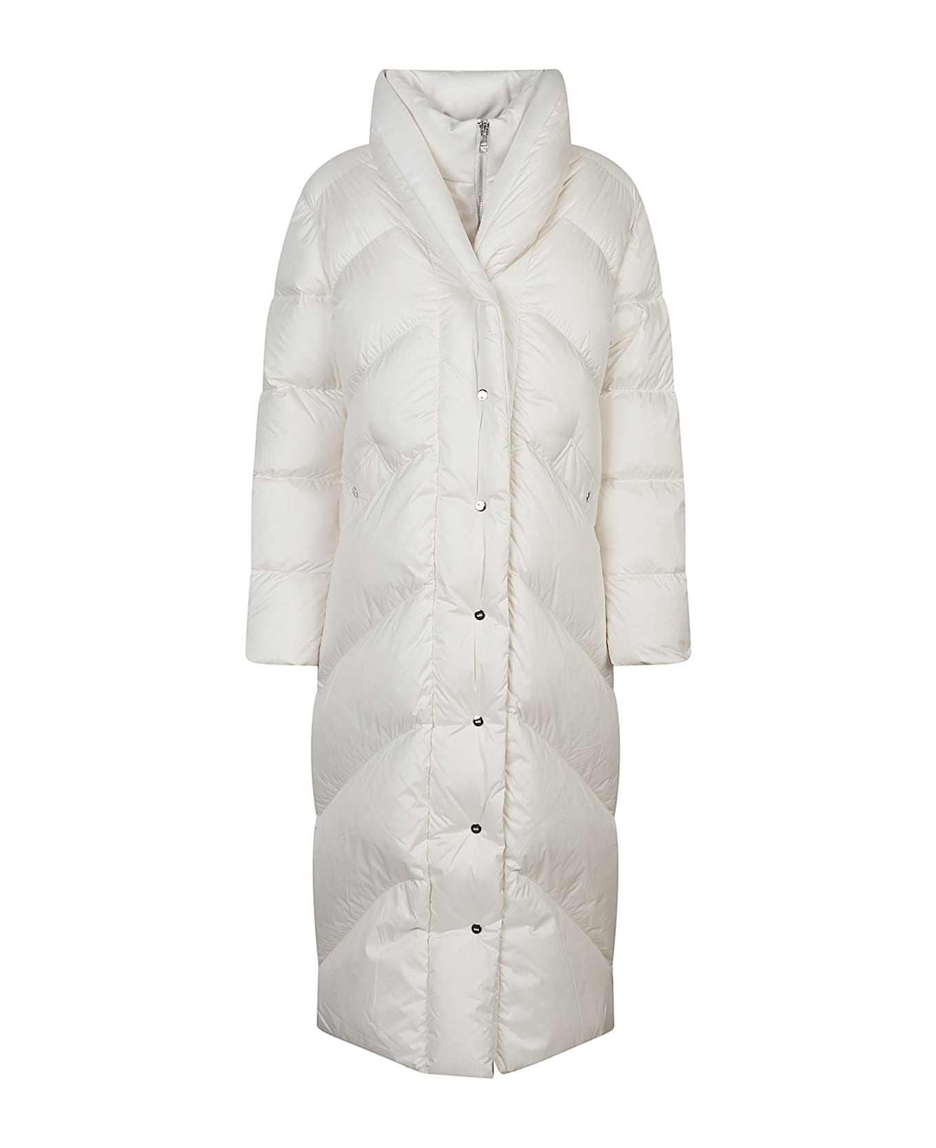 Add Down Coat - Rice/rice