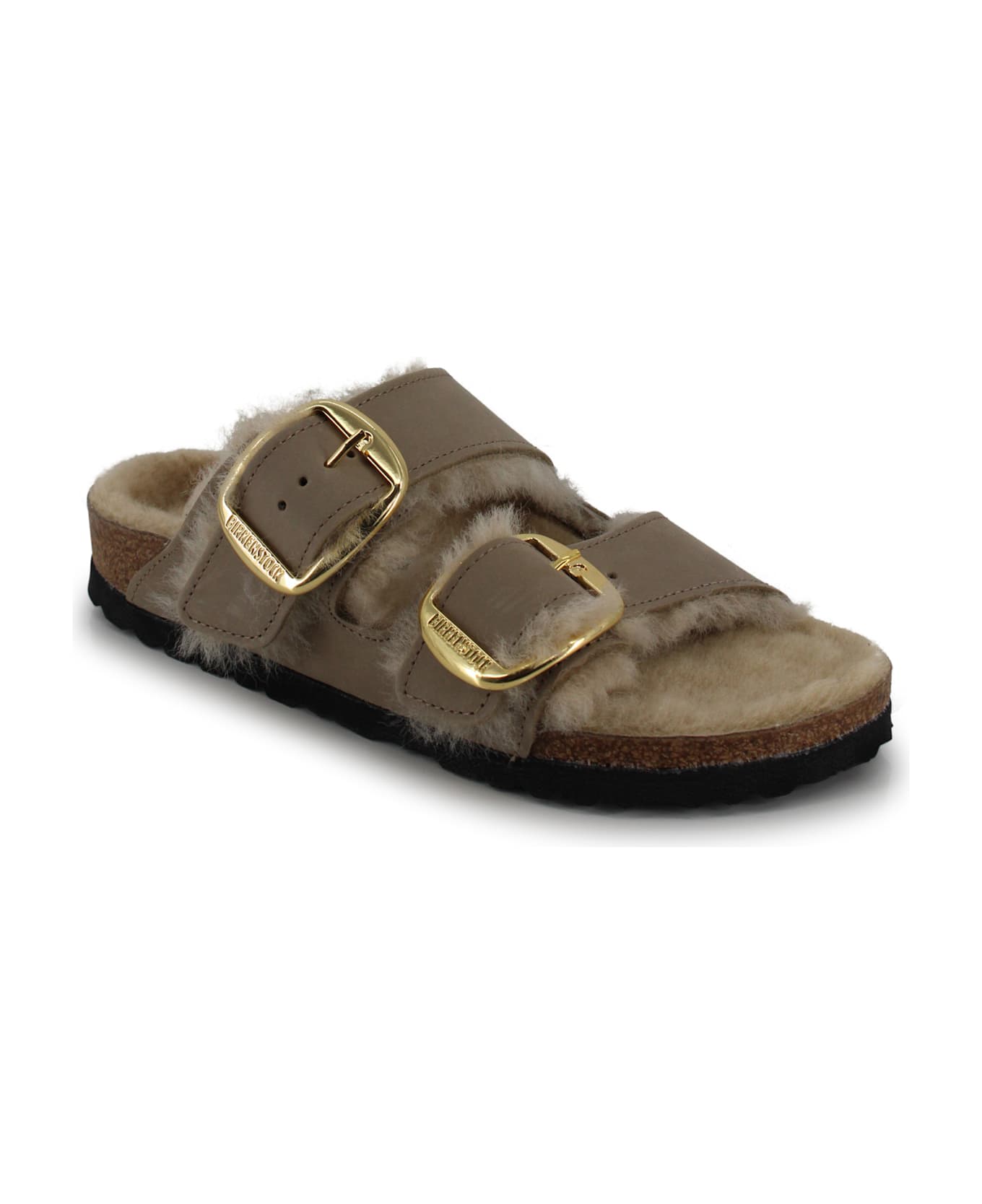 Birkenstock Arizona With Fur - Brown