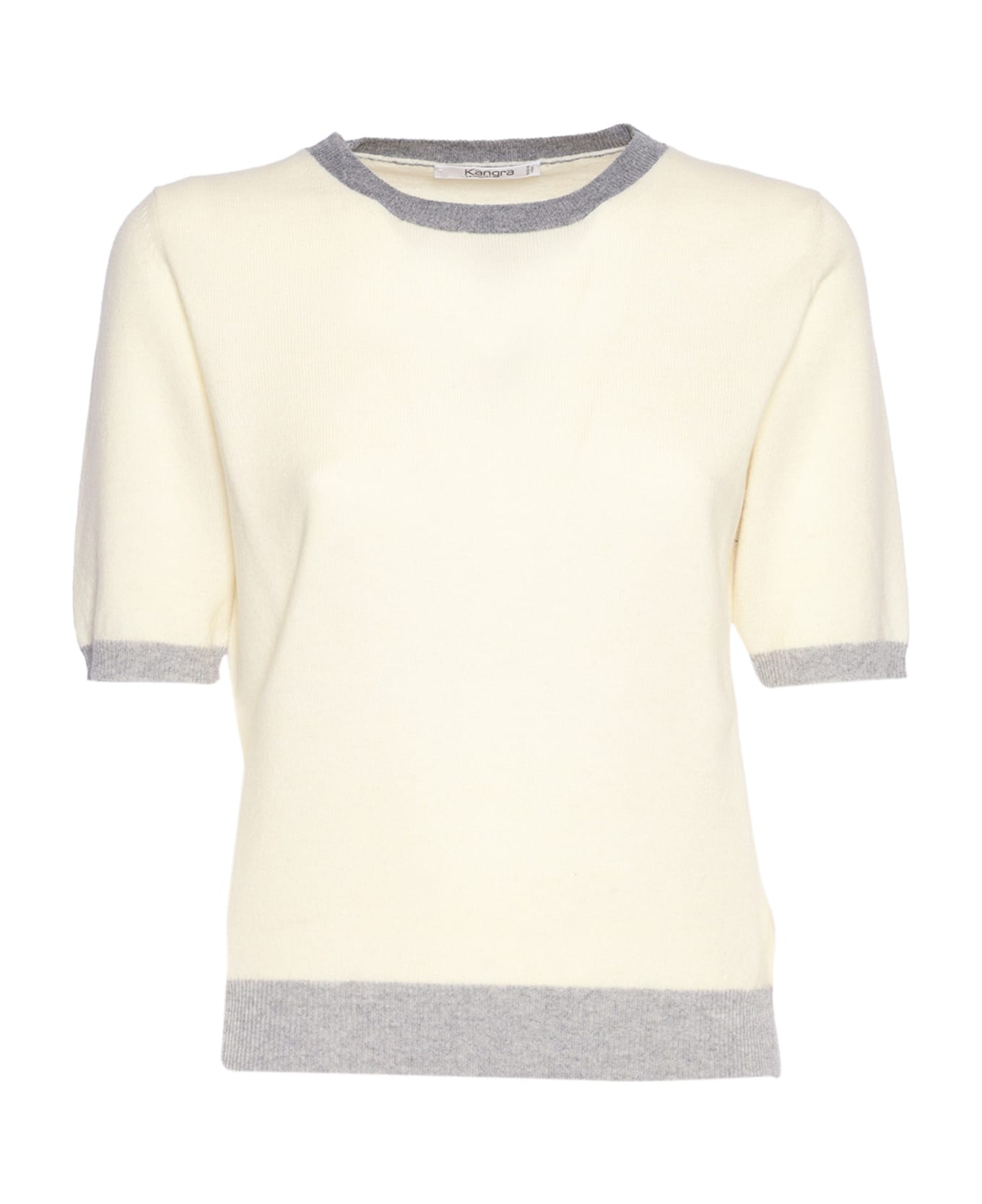 Kangra 3 Color Sweater - WHITE