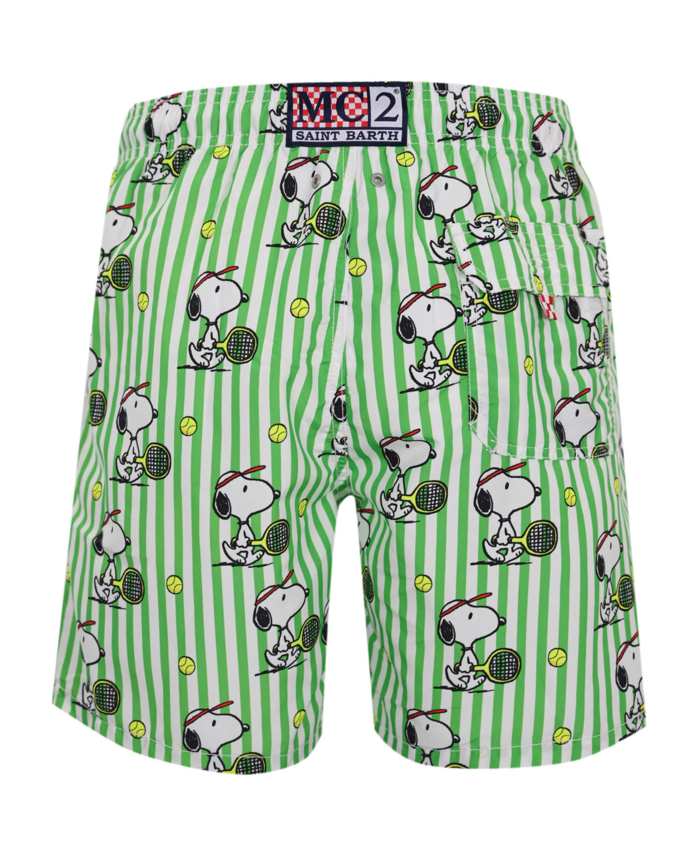 MC2 Saint Barth Gustavia Snoopy Peanuts Swimsuit - Verde
