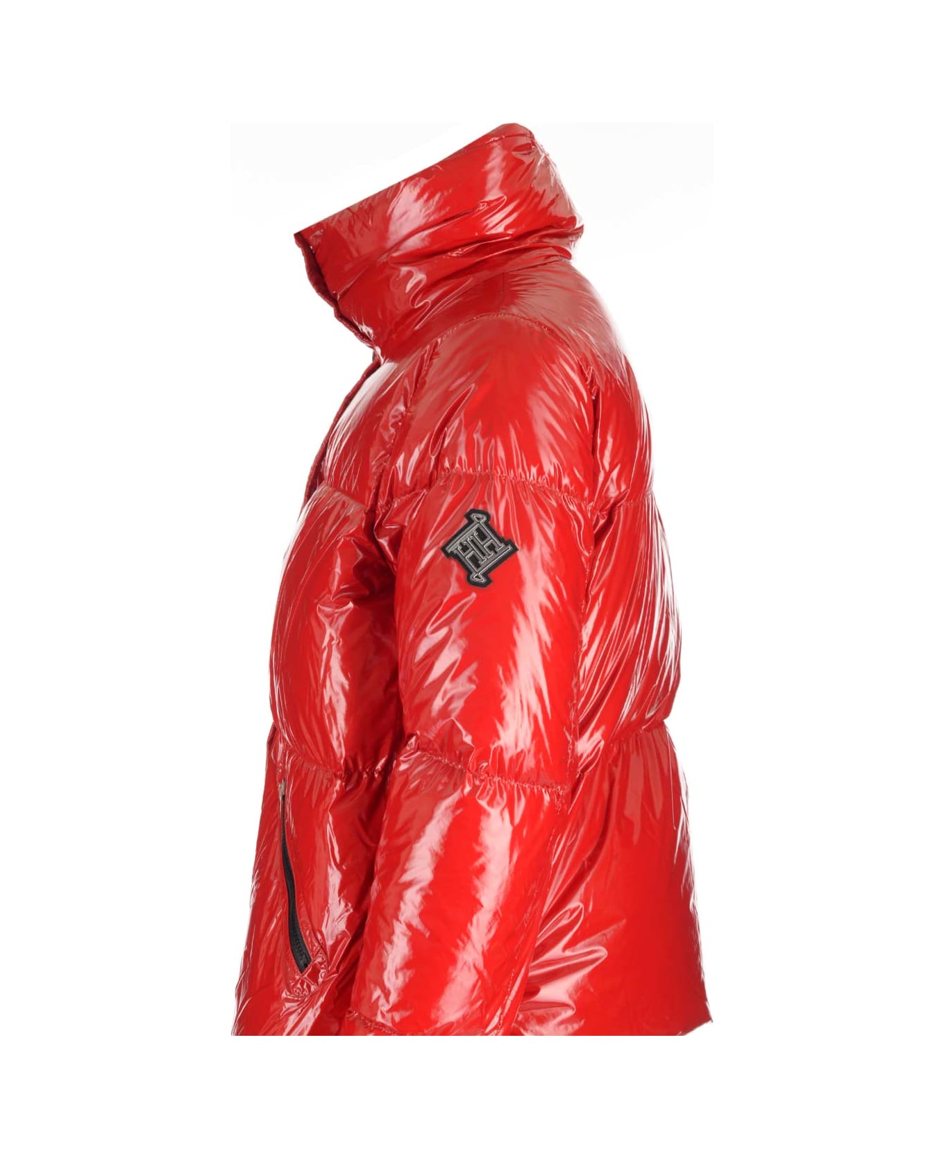 Herno Short Glossy Down Jacket - RED