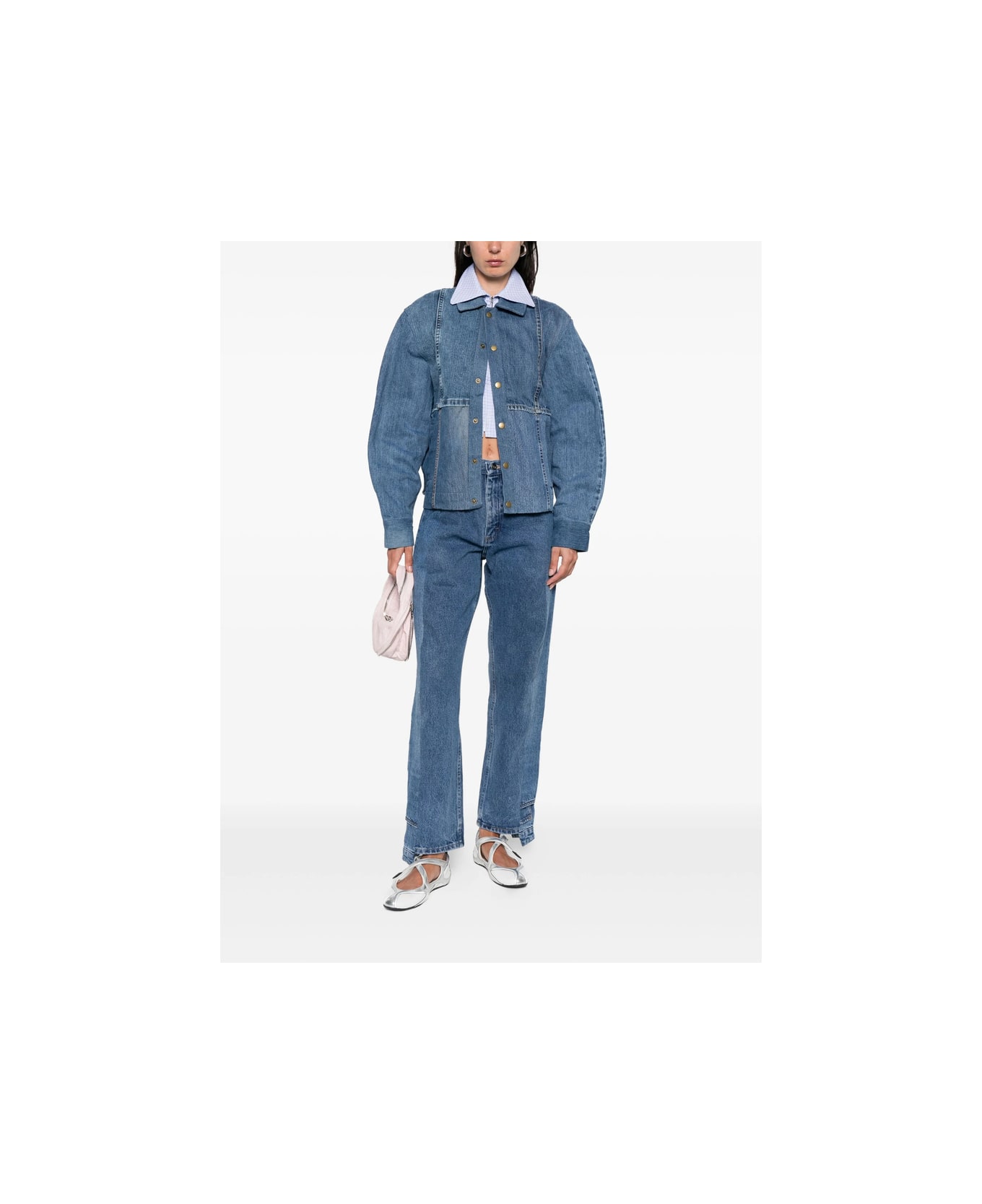 E.L.V. DENIM Outerwear - BLUE