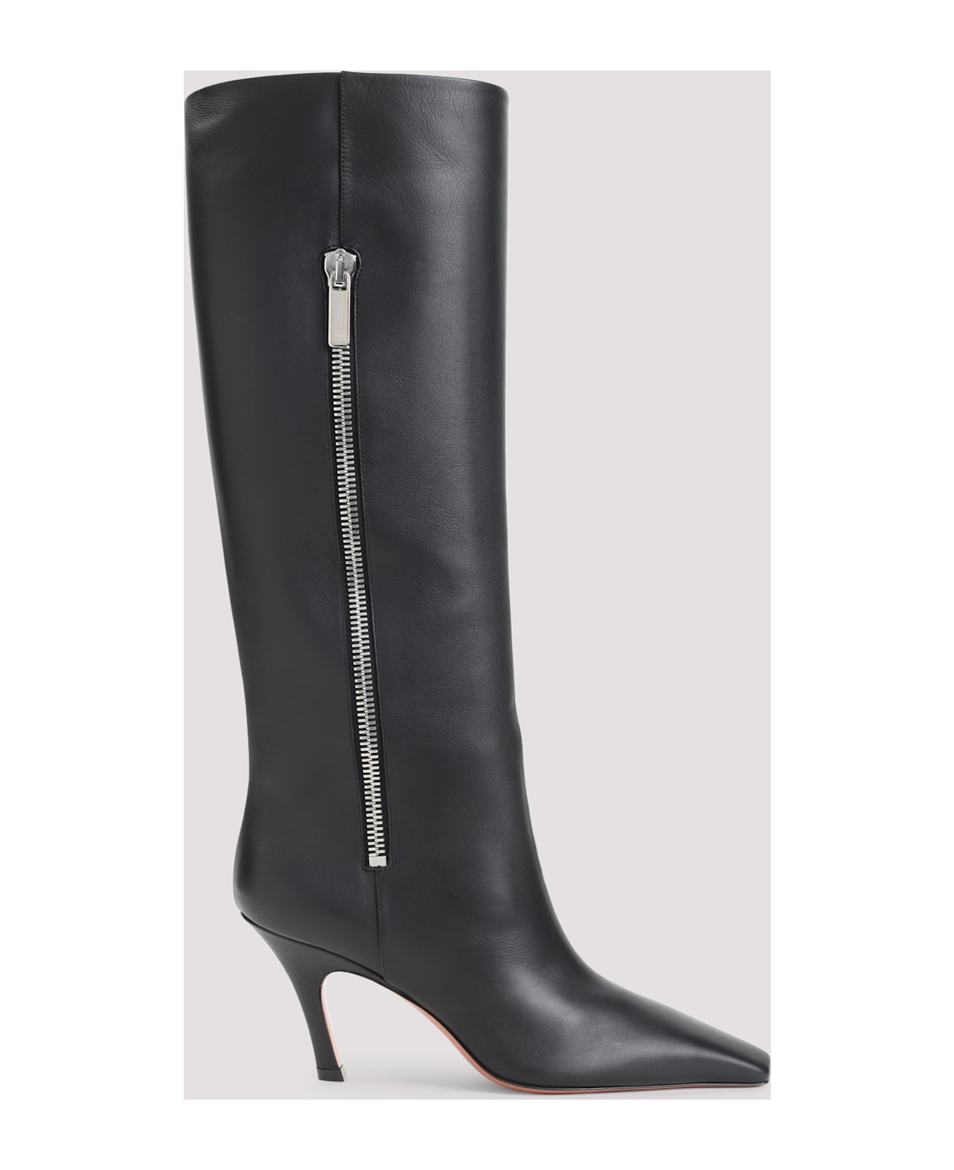 Amina Muaddi Mona 80 Boots - Black