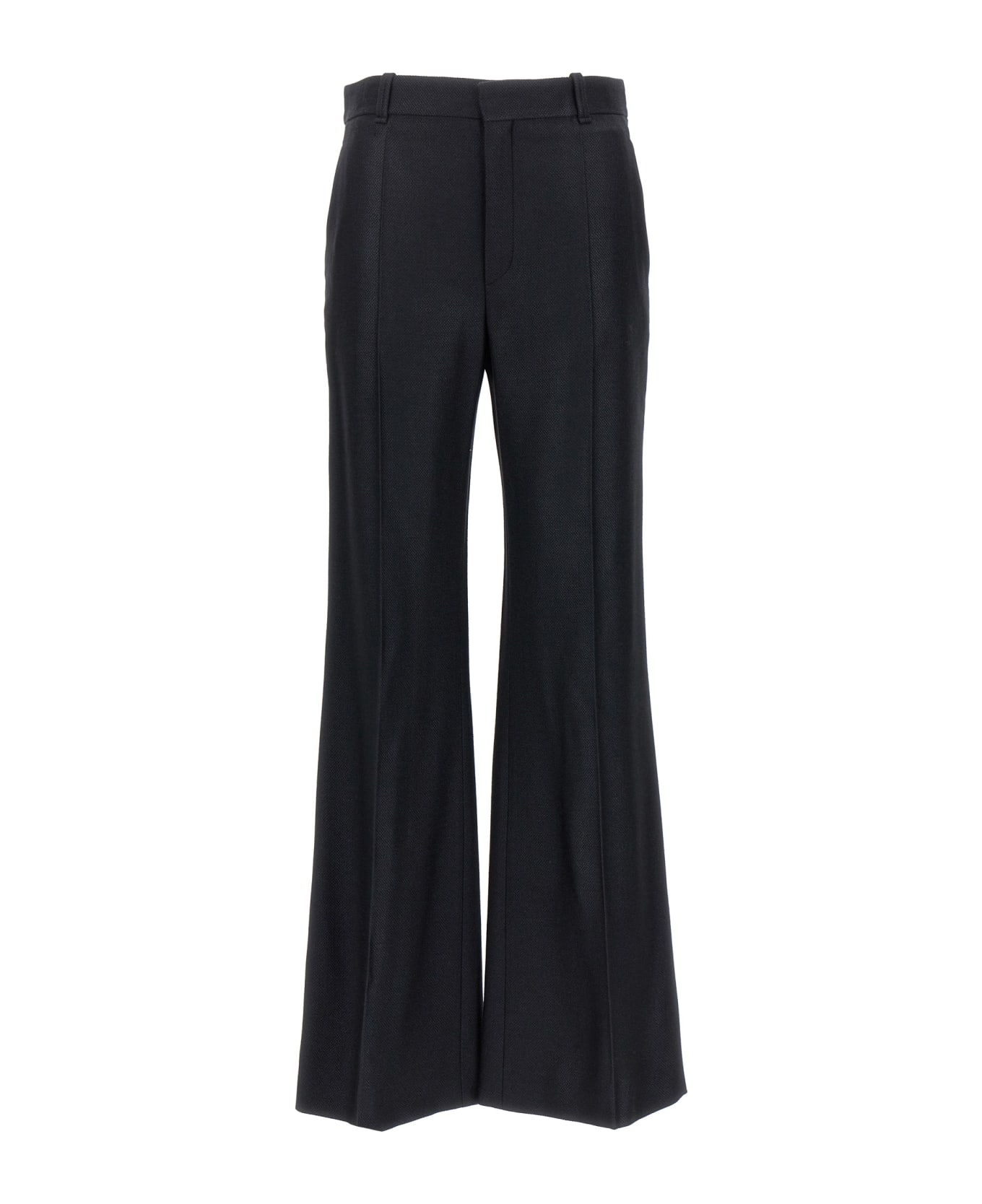 Chloé High-waisted Flare Trousers - BLACK ボトムス