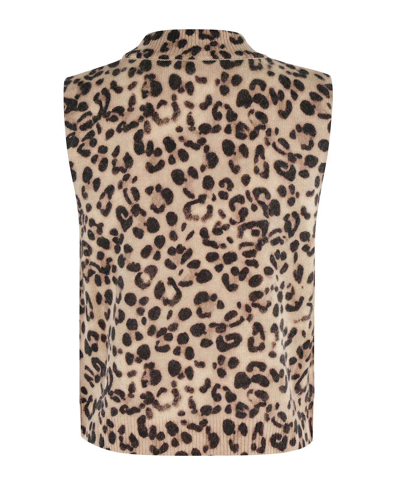 SEMICOUTURE Gilet Frederique - Macula Leopardo