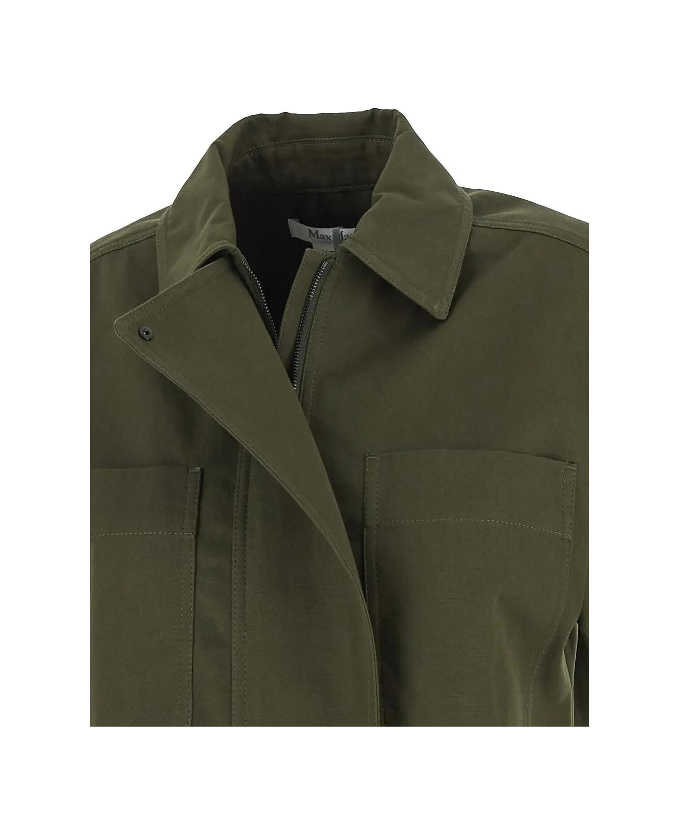 Max Mara Mela Shirt-jacket - MILITARY GREEN