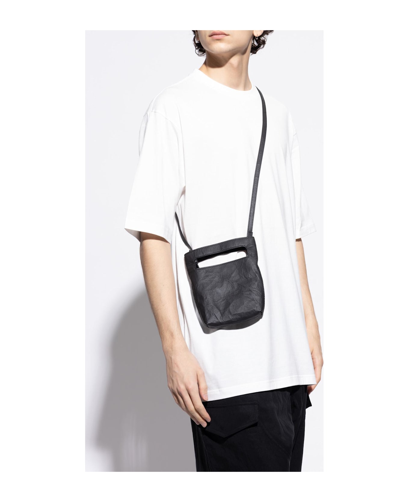 Adidas Y-3 Shoulder Bag With Logo - BLACK