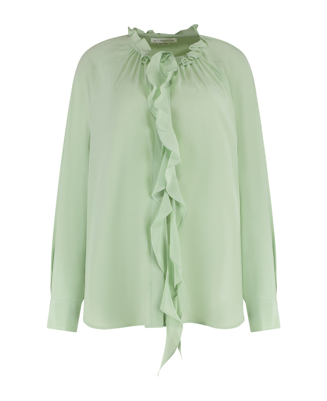 Victoria Beckham Silk Shirt - green