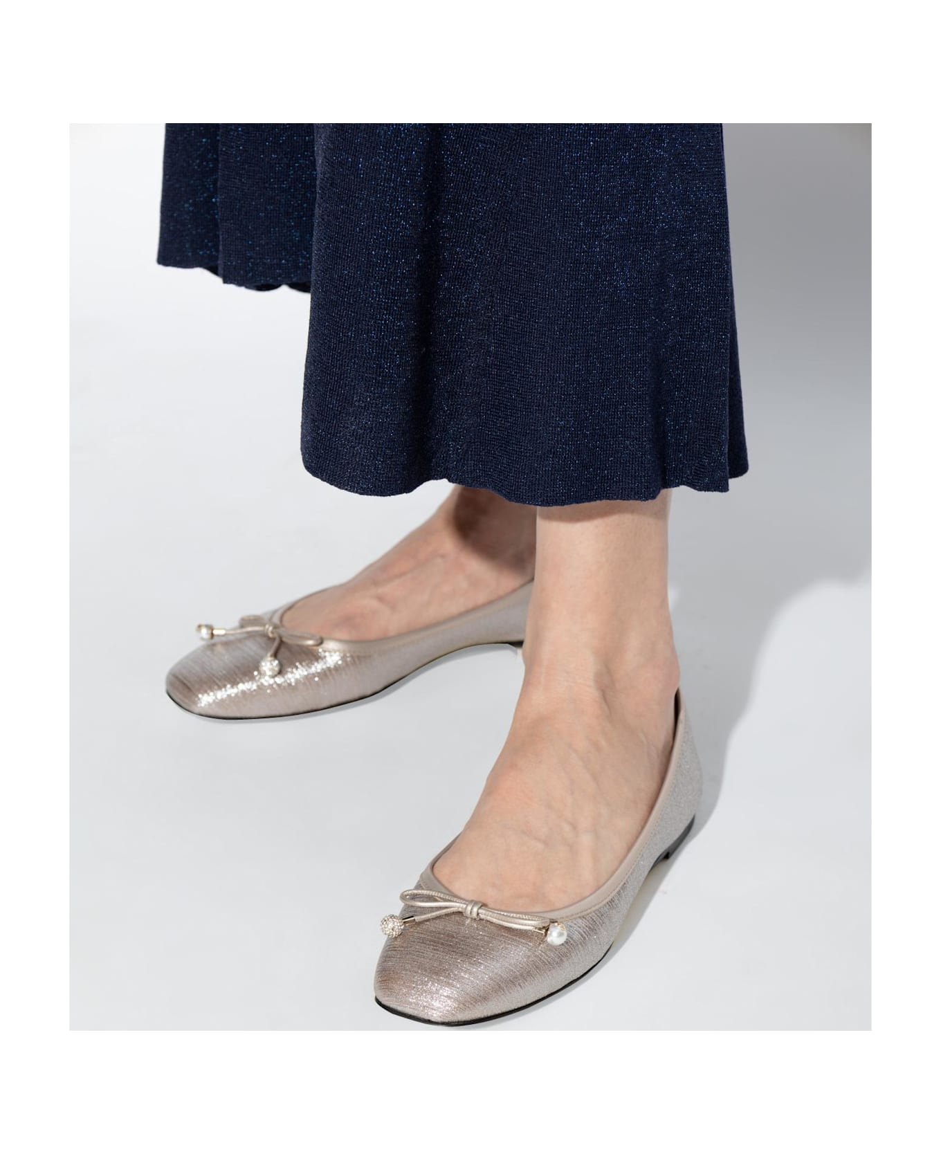 Jimmy Choo Ballerinas Elme - Powder