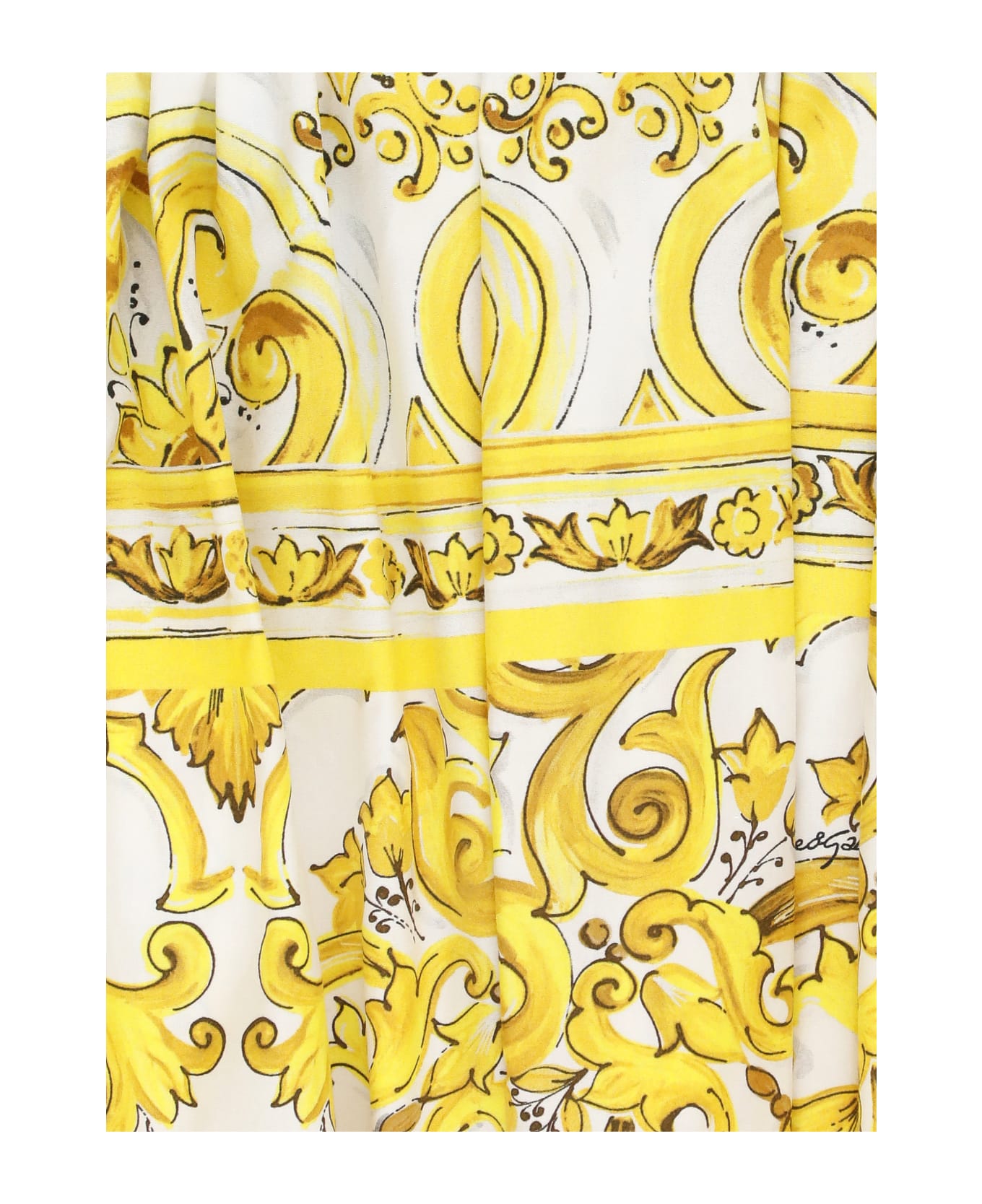 Dolce & Gabbana Cotton Skirt - Yellow