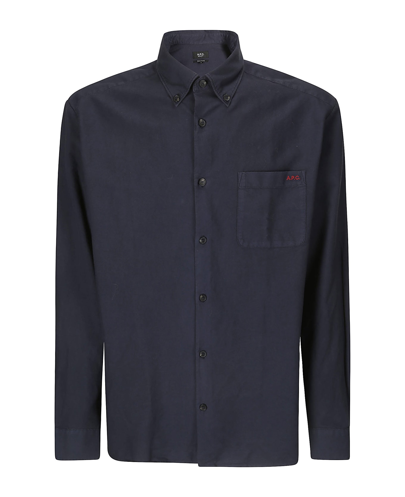 A.P.C. 
mateo
 Navy Cotton Shirt - DARK NAVY シャツ