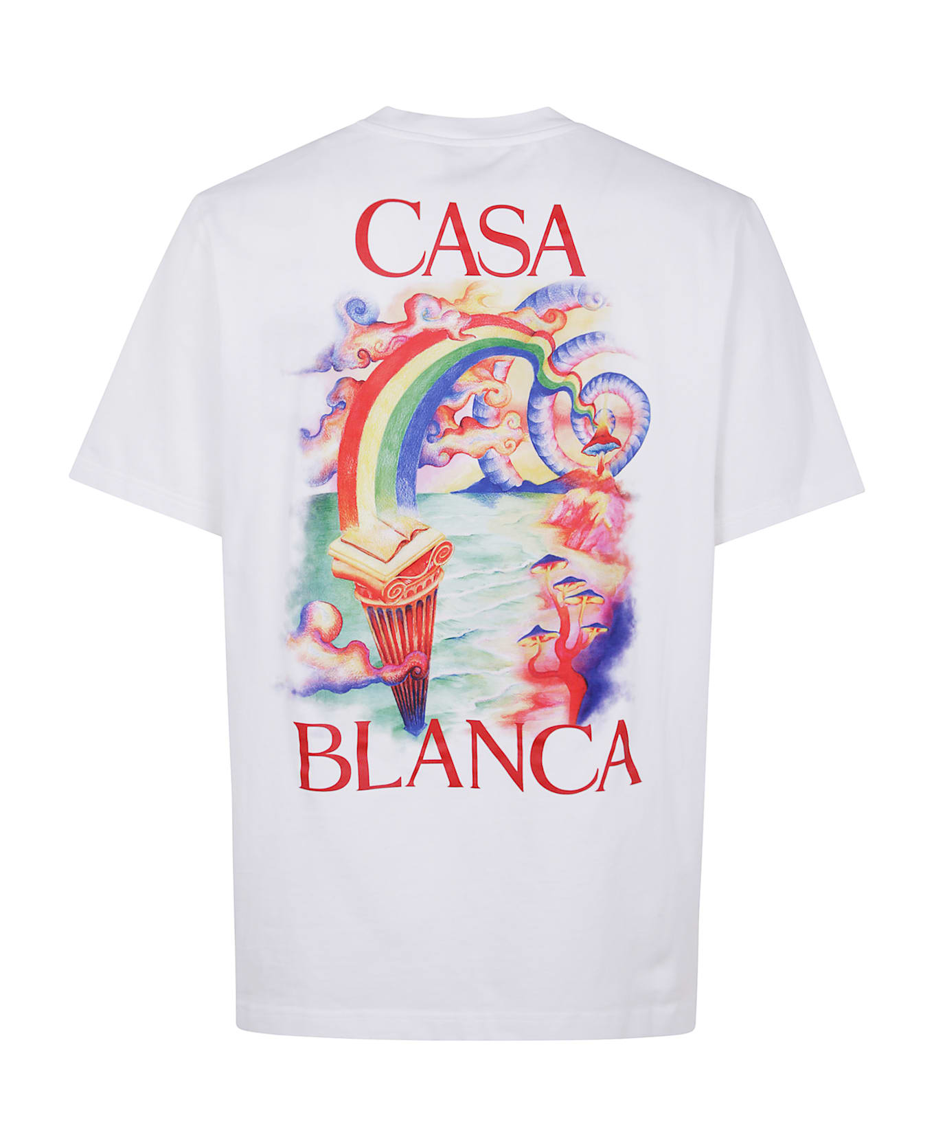 Casablanca Nature Teacher Printed T-shirt - White