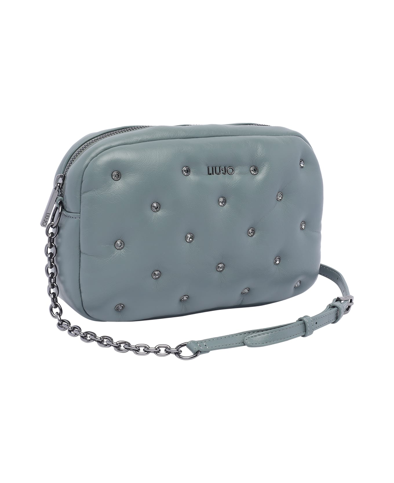 Liu-Jo Medium Logo Crossbody Bag - Blue