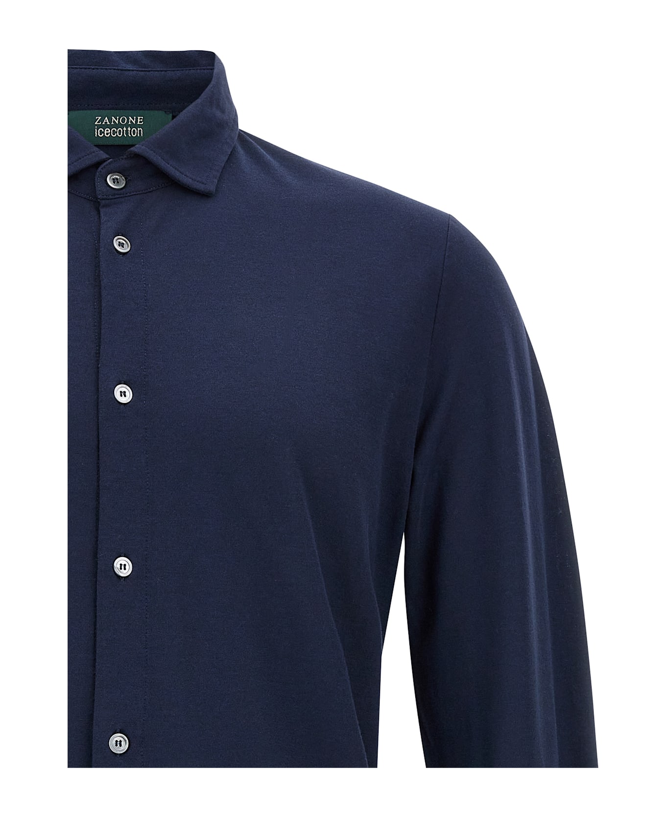 Zanone Ice Cotton Shirt - Blue