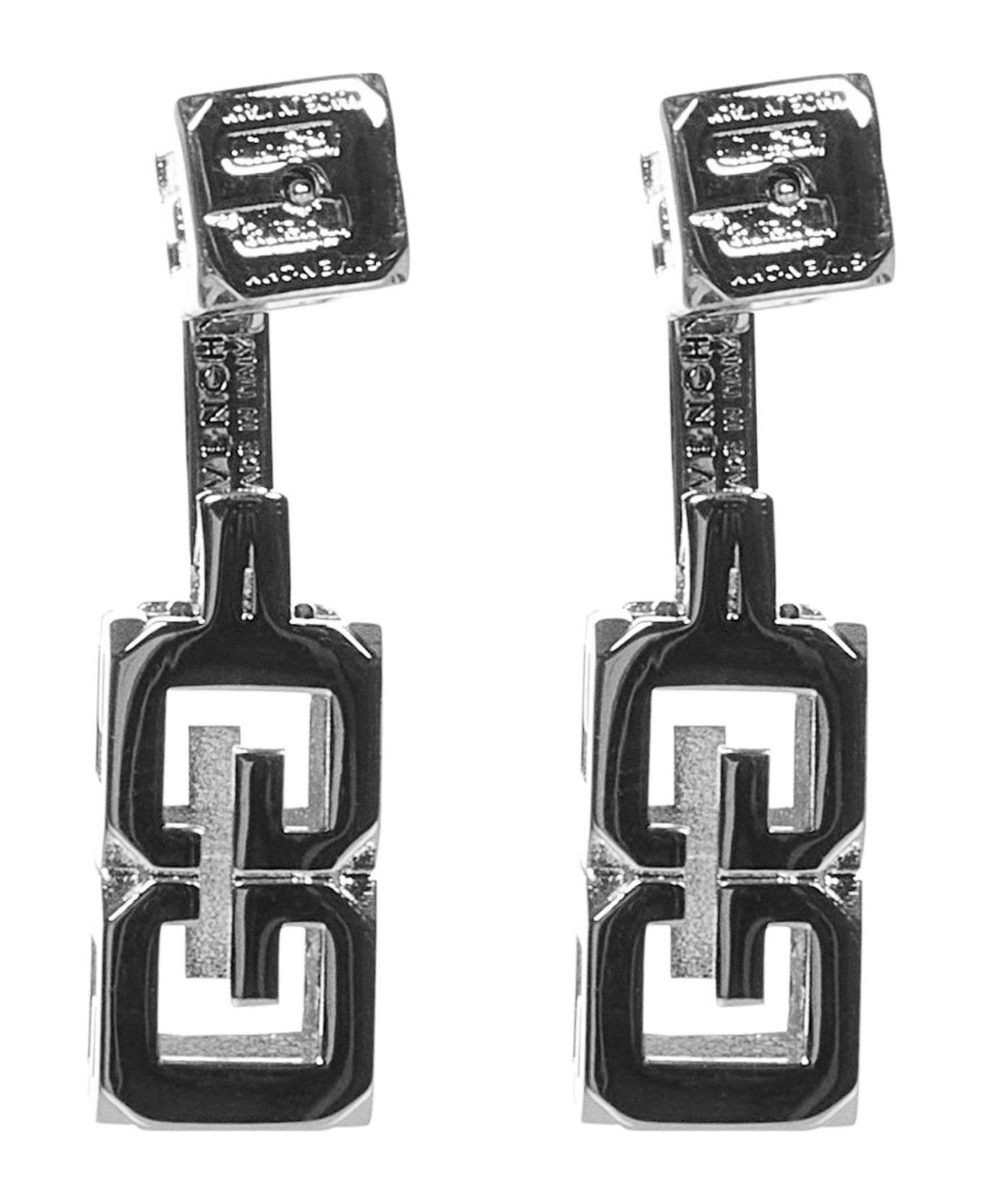 Givenchy G Cube Earrings - Silver