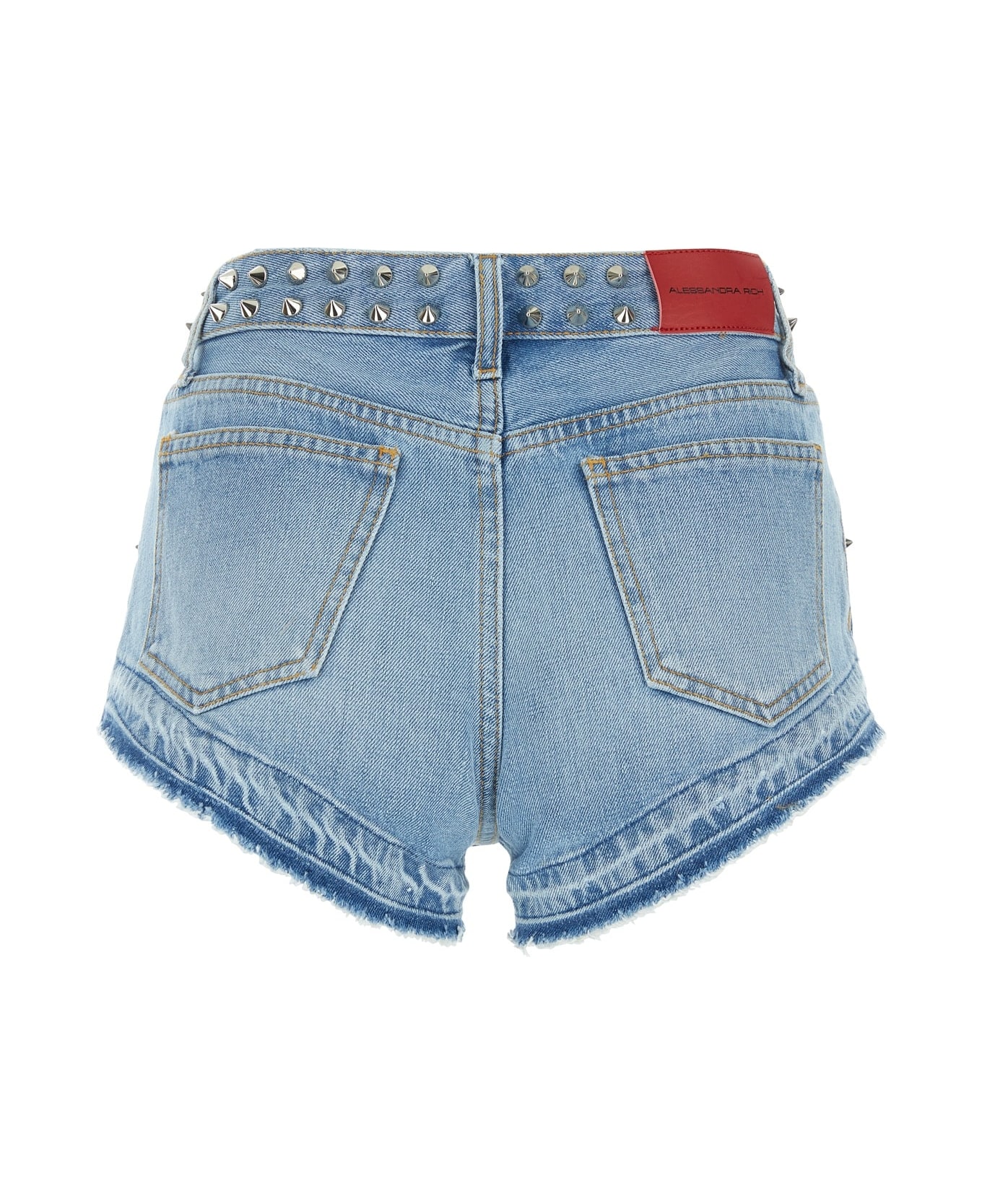 Alessandra Rich Shorts - LIGHT BLUE