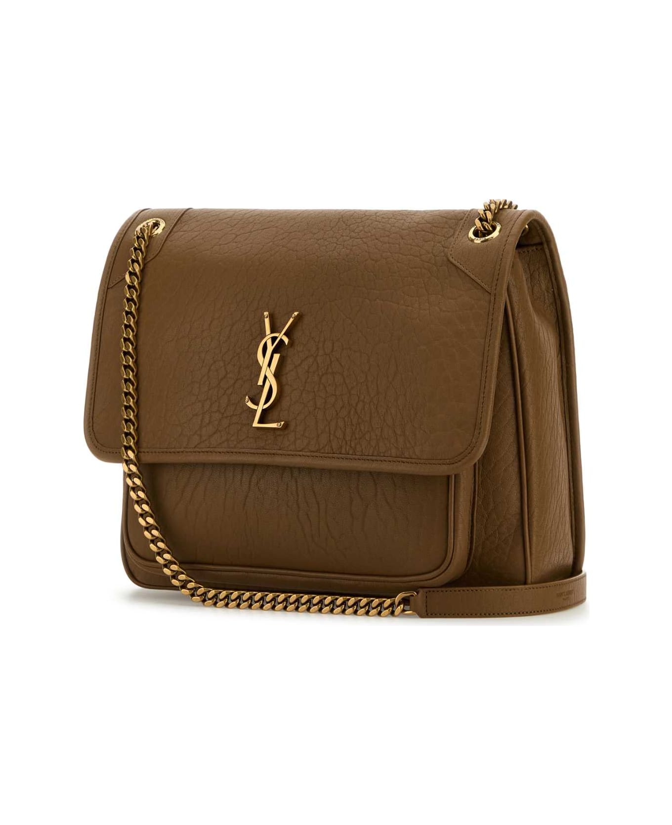 Saint Laurent Camel Leather Large Niki Bag - DKCORK