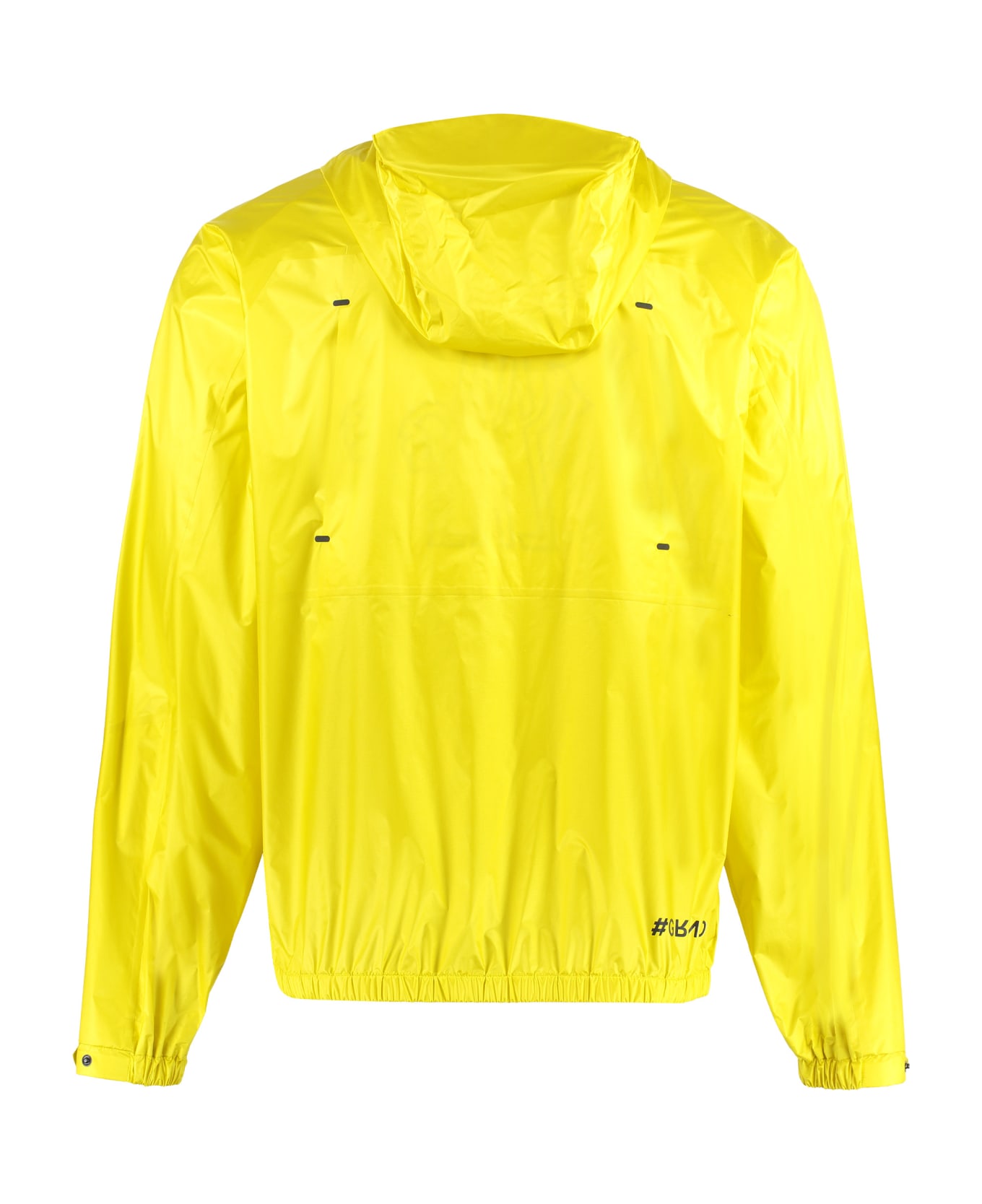 Moncler Grenoble Fiernaz Hooded Techno Fabric Raincoat - Yellow