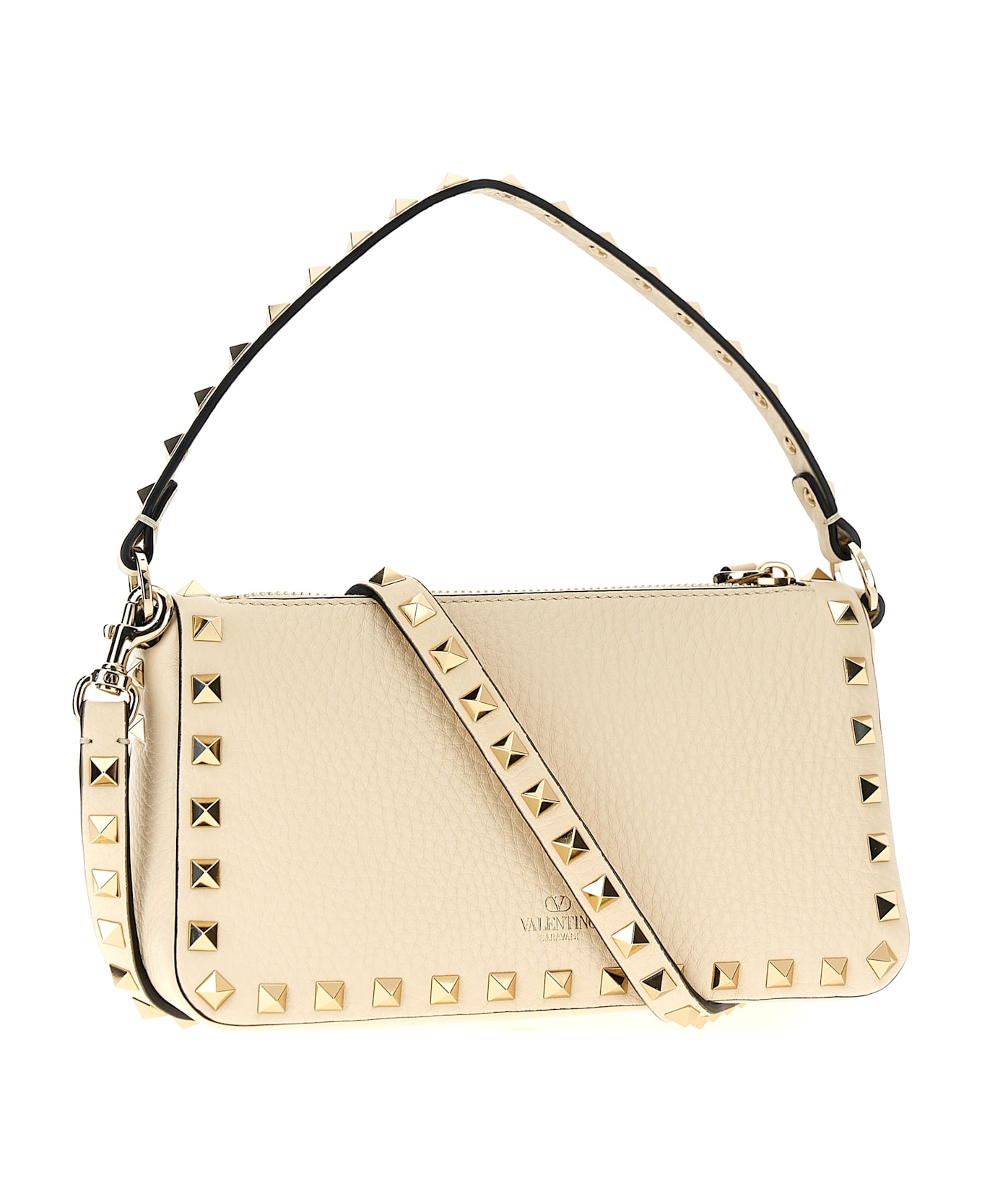 Valentino Garavani 
rockstud Small
 Shoulder Bag - White